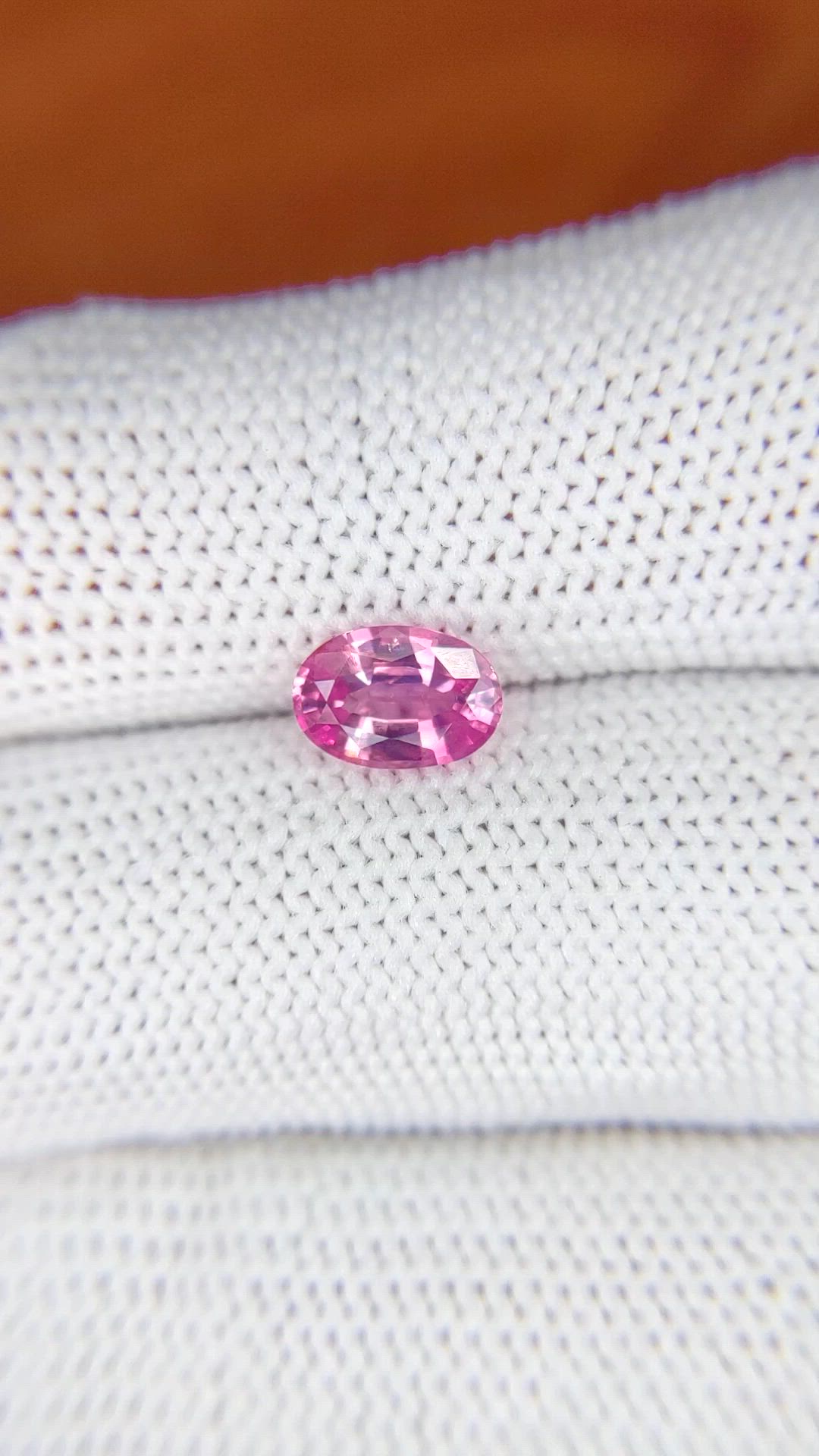 1.20 Ct. Pink Sapphire from Ceylon (Sri Lanka) Size Video