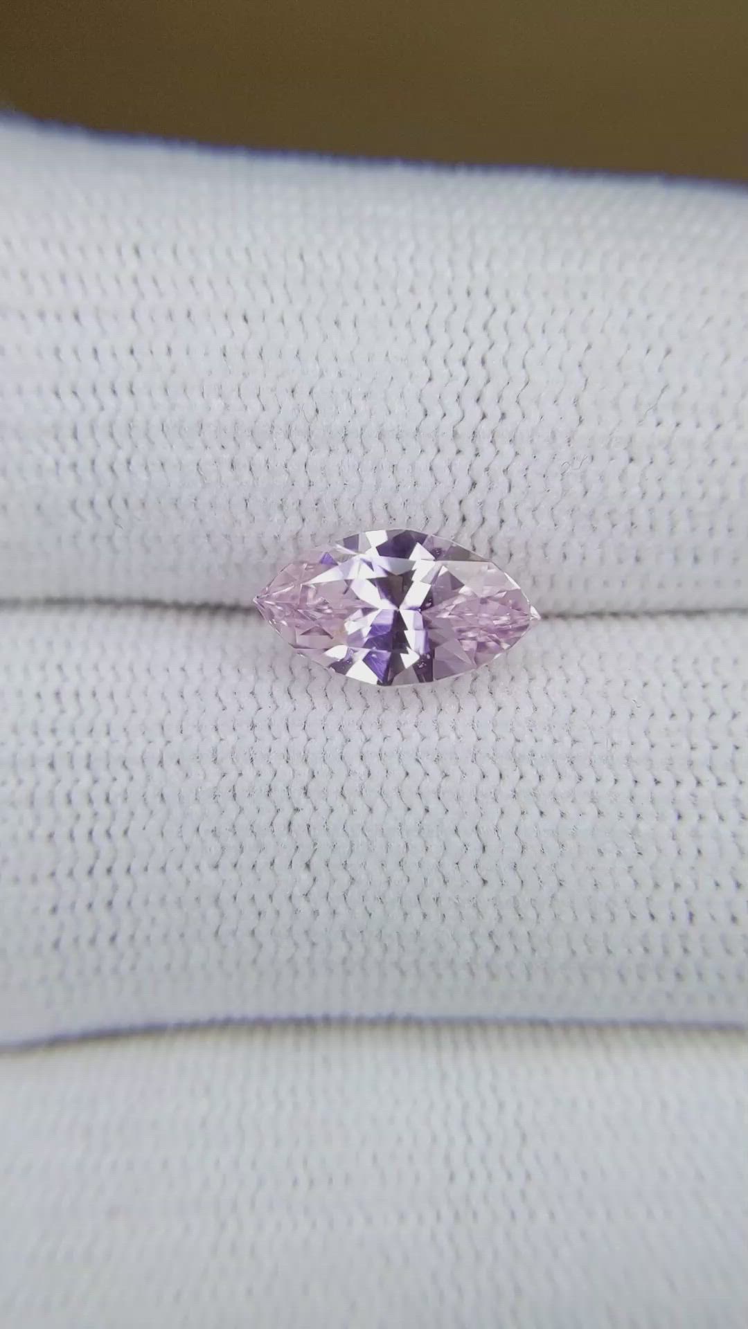 2.56 Ct. Pink Sapphire from Ceylon (Sri Lanka) Size Video
