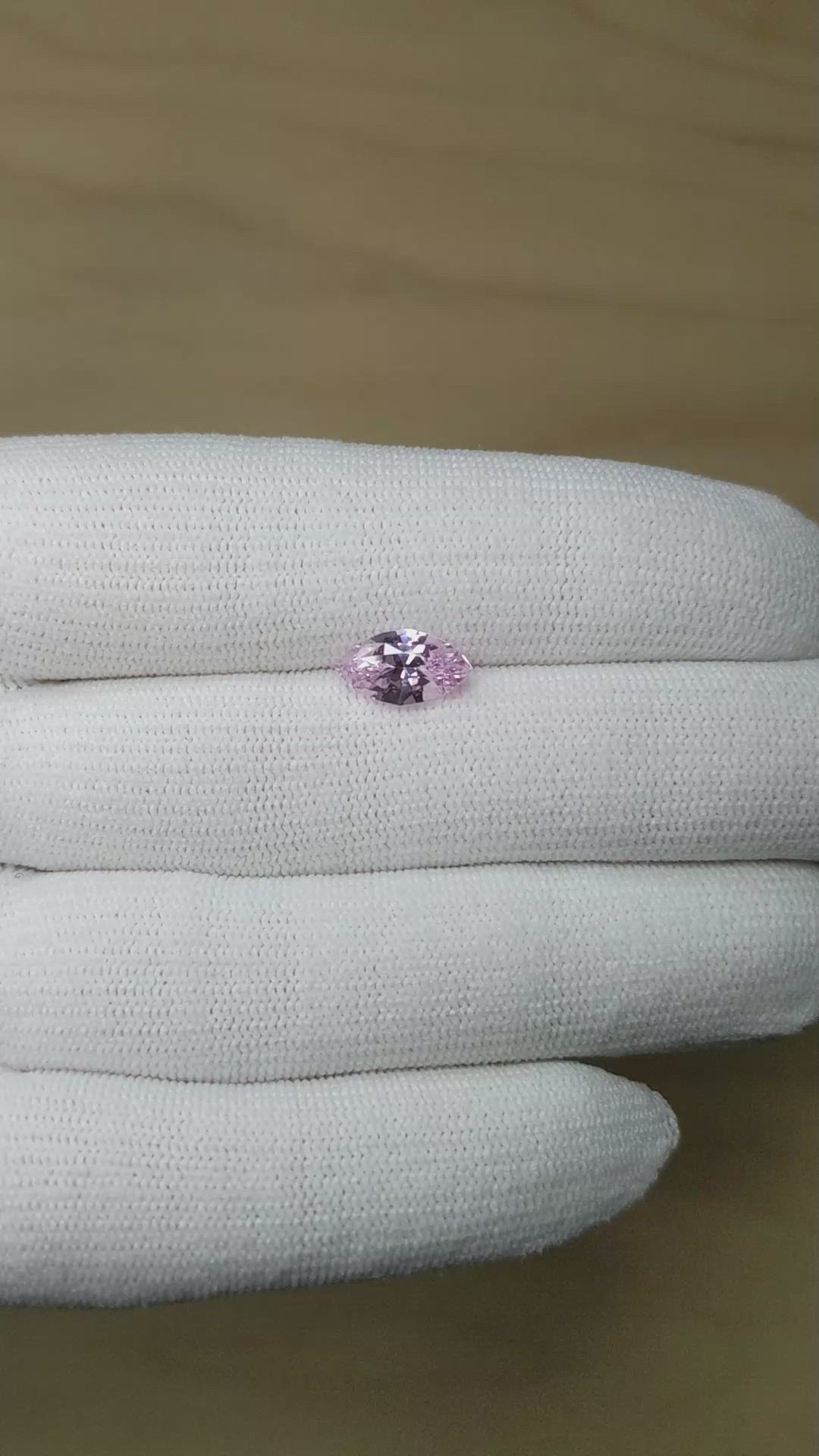 2.56 Ct. Pink Sapphire from Ceylon (Sri Lanka) Size Video