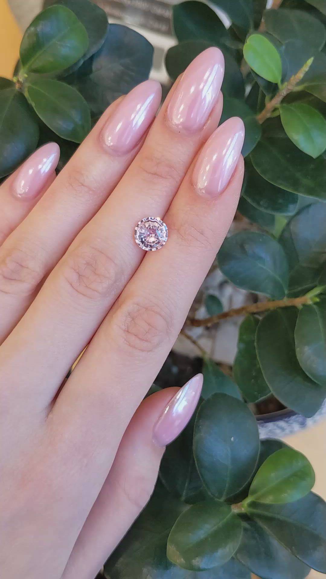 2.68 Ct. Pink Sapphire from Ceylon (Sri Lanka) Size Video