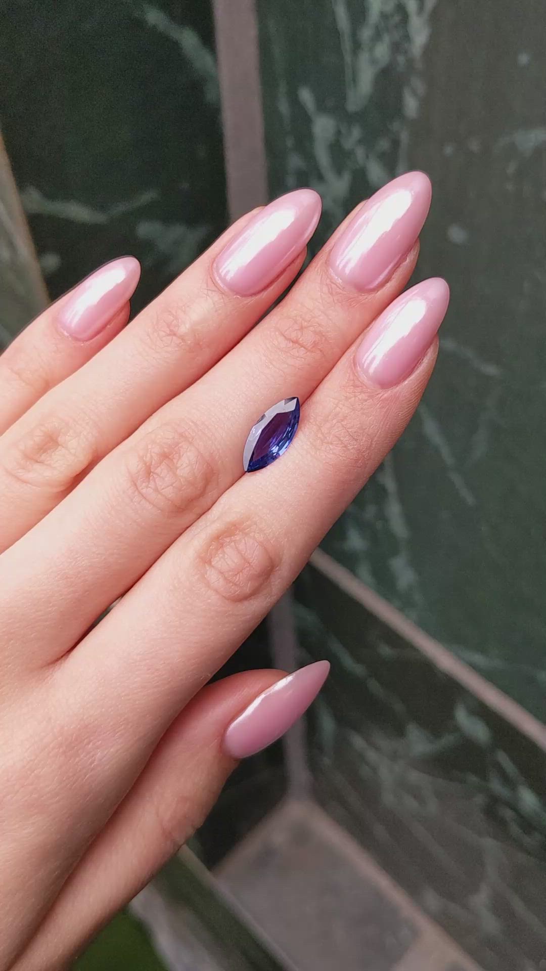 2.50 Ct. Color Change Sapphire from Ceylon (Sri Lanka) Size Video