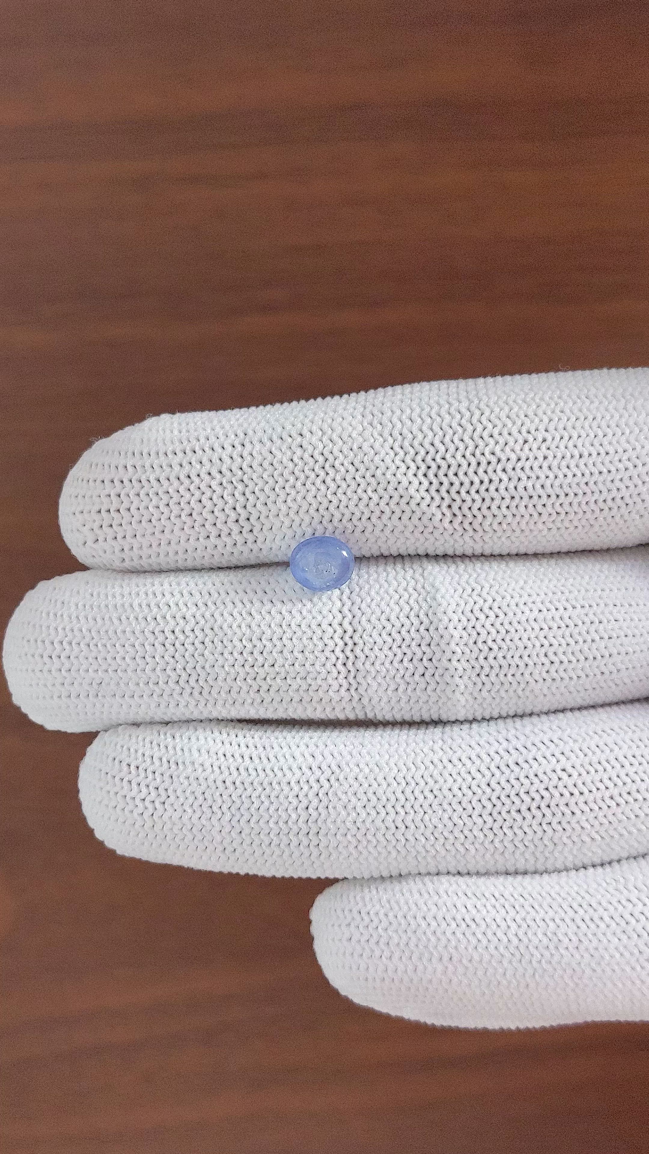 2.15 Ct. Blue Star Sapphire from Ceylon (Sri Lanka) Size Video