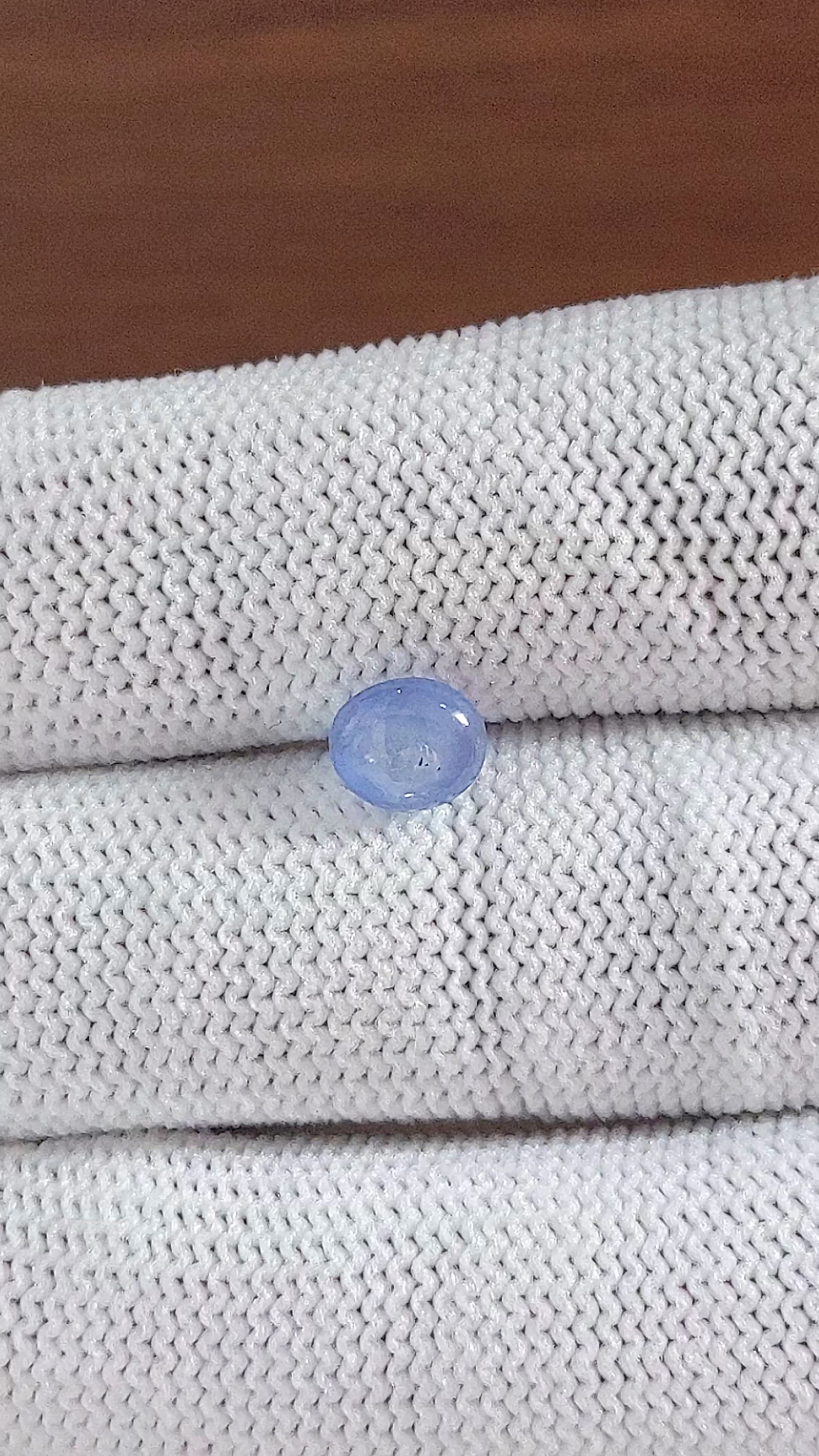 2.15 Ct. Blue Star Sapphire from Ceylon (Sri Lanka) Size Video