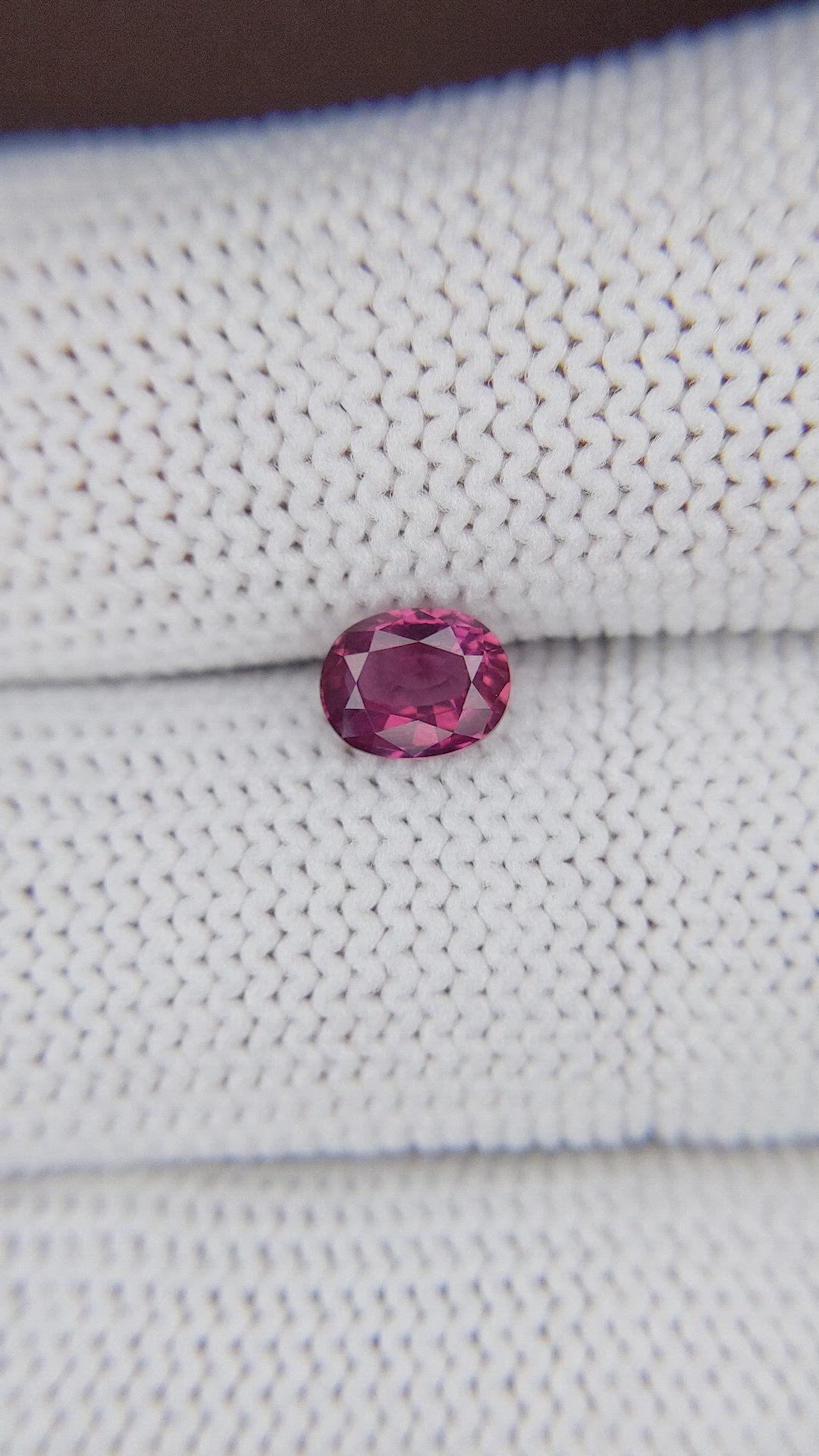 0.96 Ct. Pink Sapphire from Tanzania Size Video