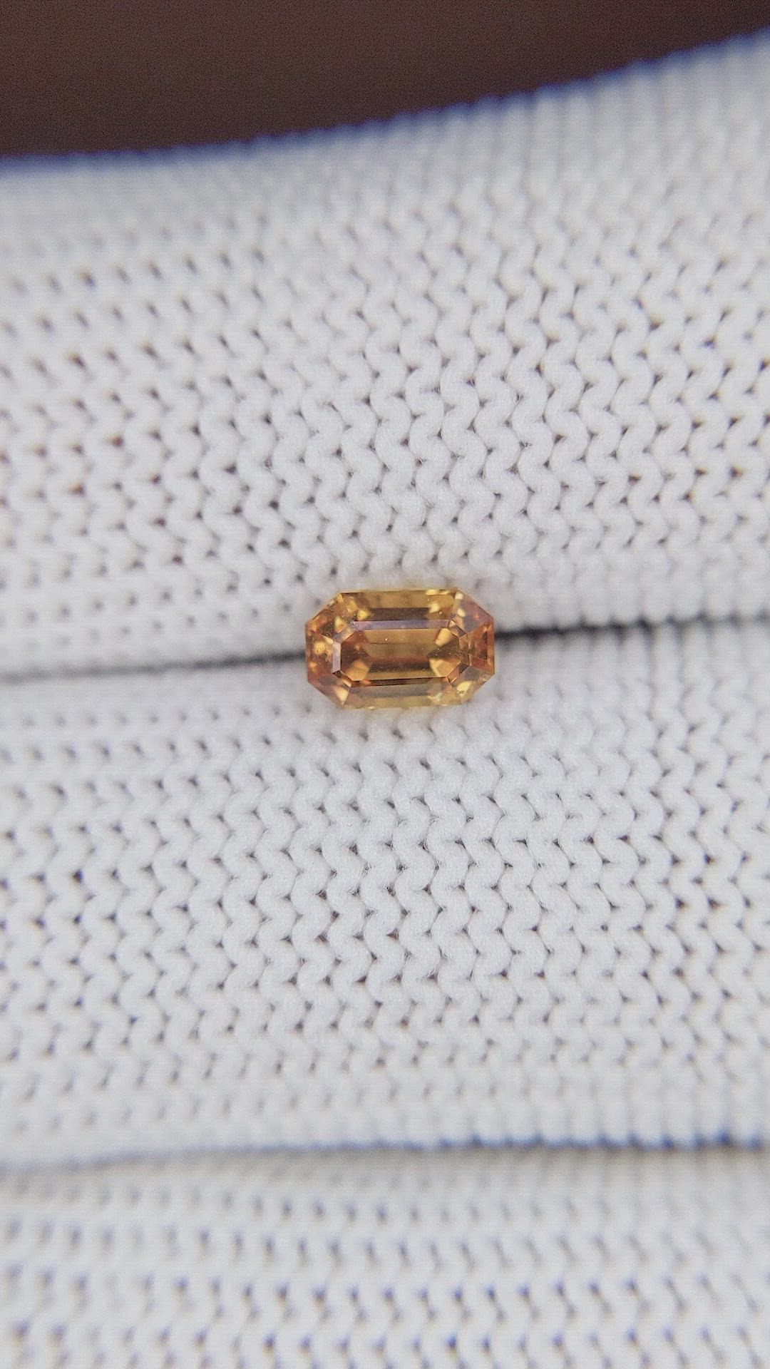 1.12 Ct. Padparadscha Sapphire from Tanzania Size Video