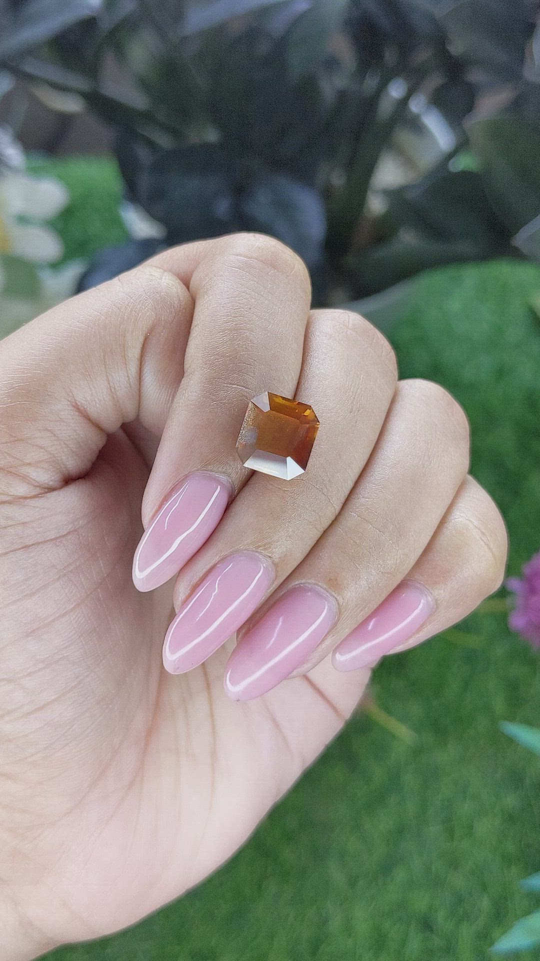 6.00 Ct. Yellowish Orange Sapphire from Tanzania Size Video