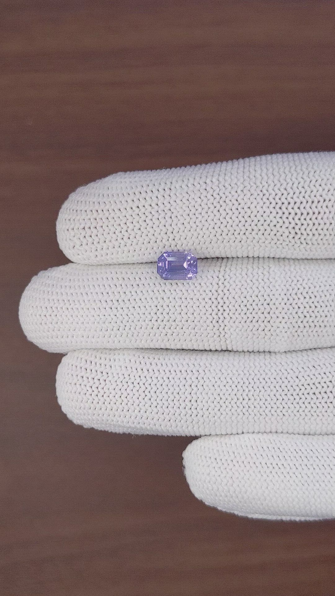 1.78 Ct. Violet Sapphire from Tanzania Size Video