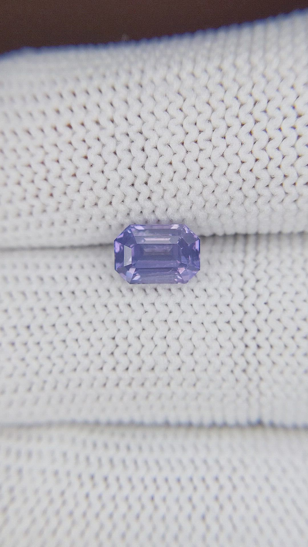 1.78 Ct. Violet Sapphire from Tanzania Size Video