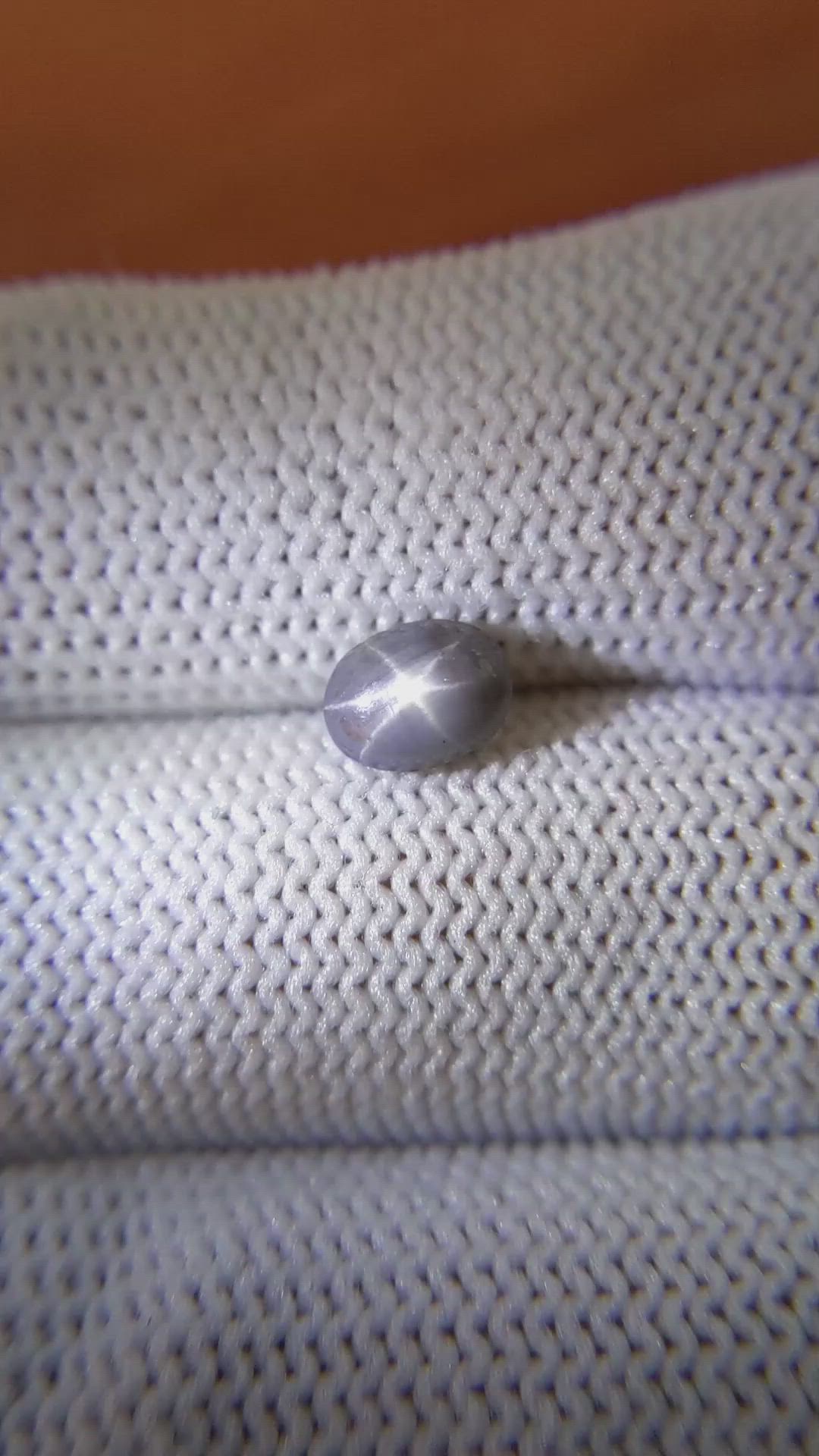 1.40 Ct. Grey Star Sapphire from Ceylon (Sri Lanka) Size Video