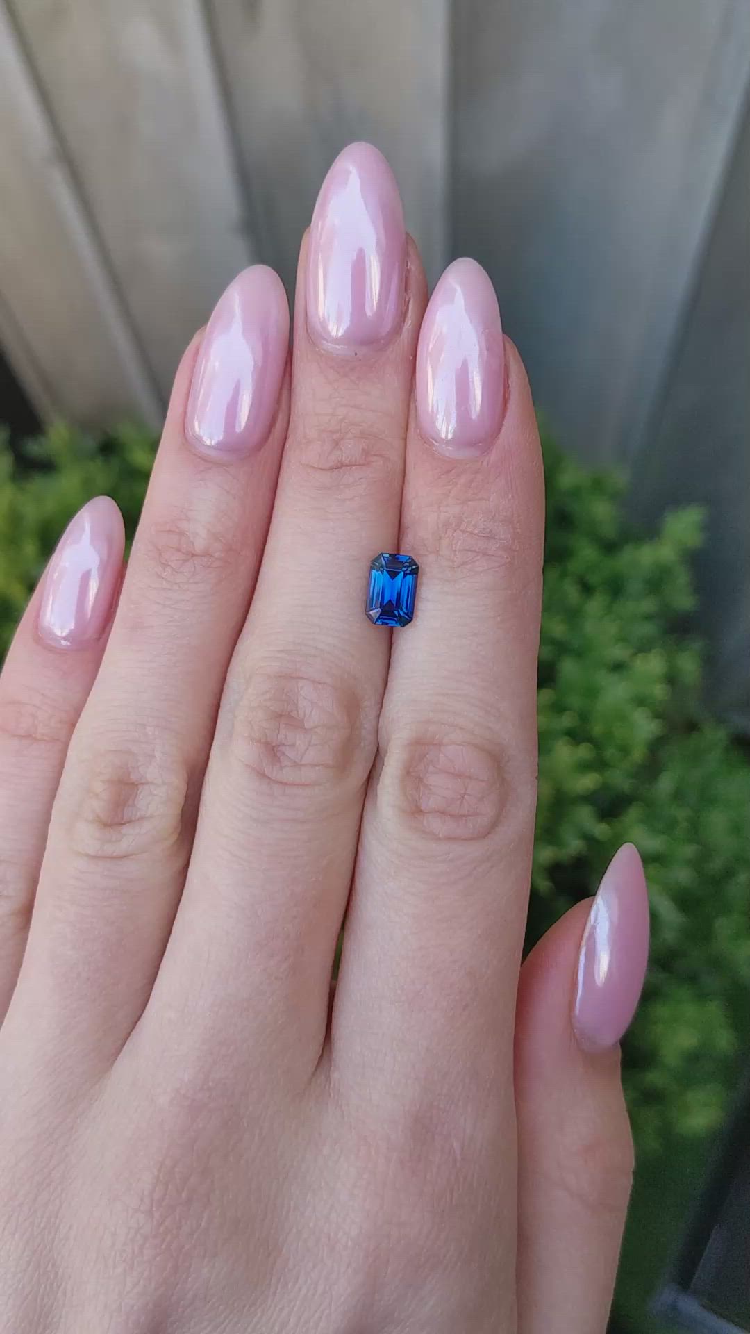 1.70 Ct. Blue Sapphire from Ceylon (Sri Lanka) Size Video