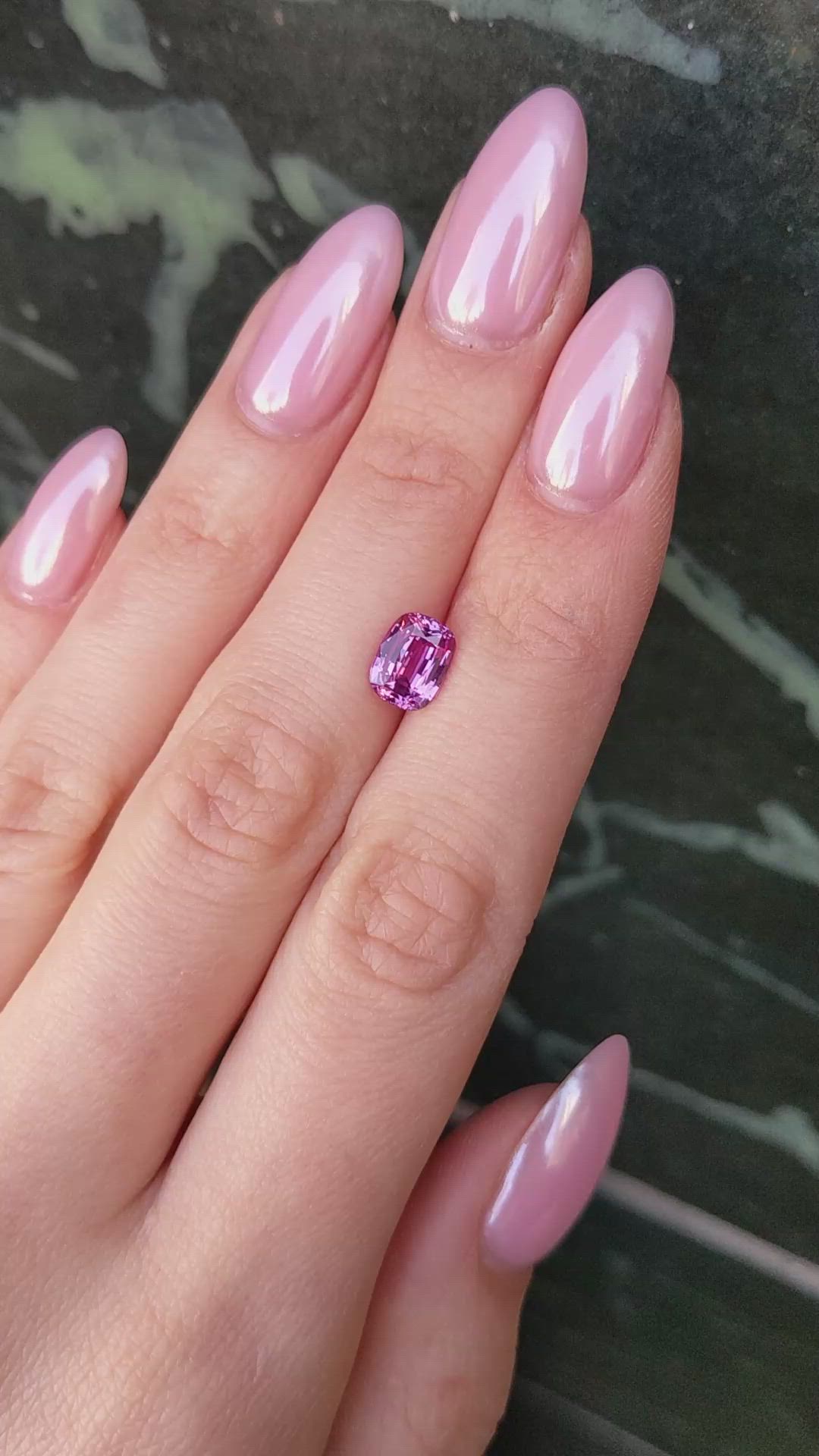 2.05 Ct. Pink Sapphire from Ceylon (Sri Lanka) Size Video