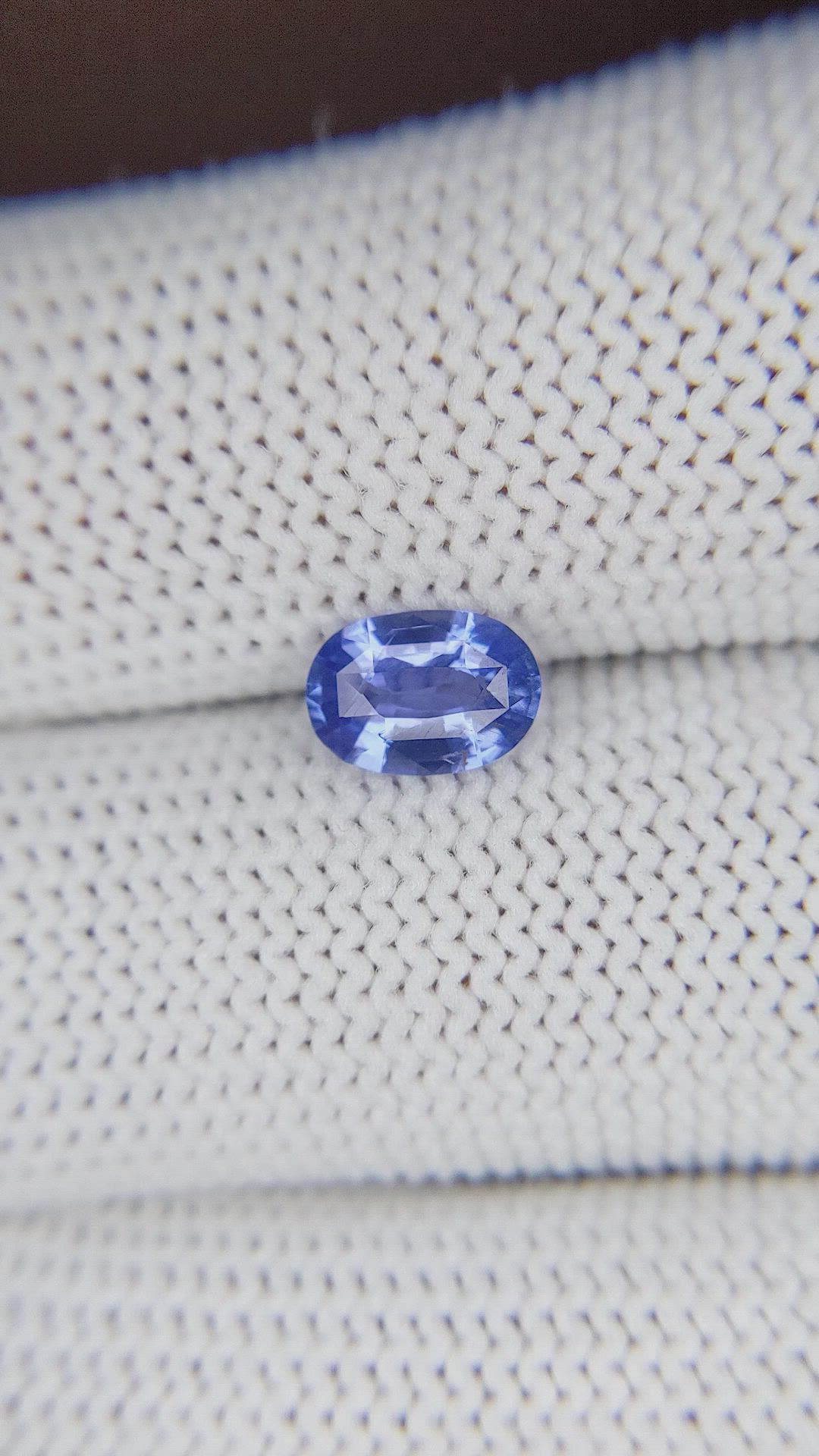 1.07 Ct. Blue Sapphire from Tanzania Size Video