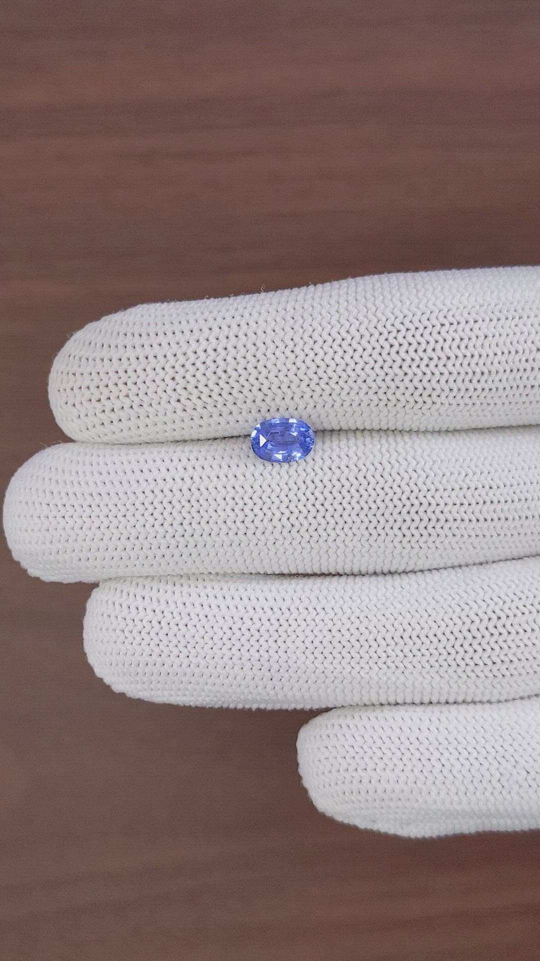 1.07 Ct. Blue Sapphire from Tanzania Size Video