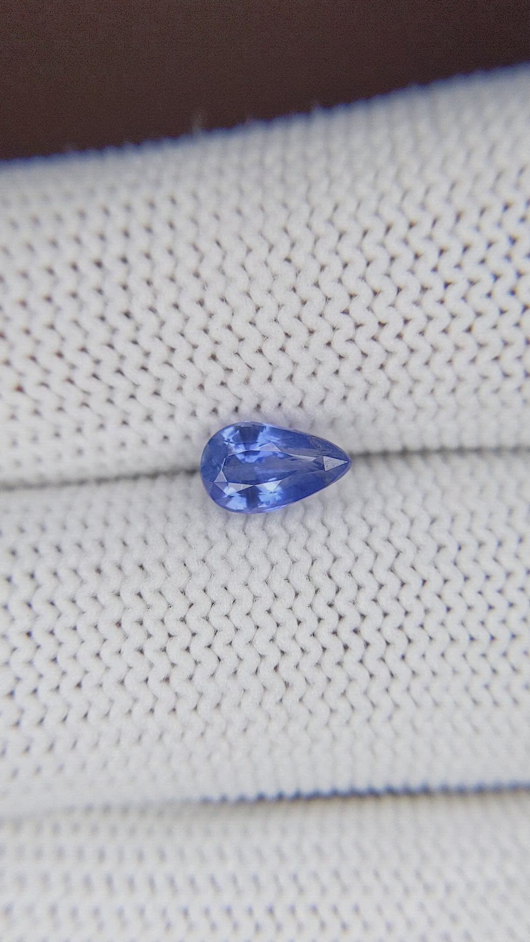 1.02 Ct. Blue Sapphire from Tanzania Size Video