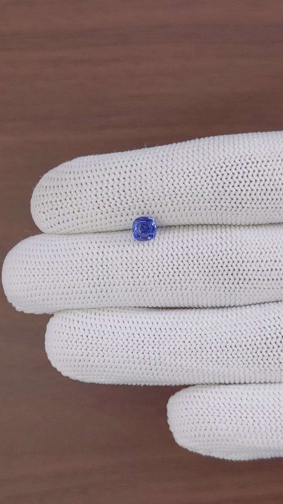 1.01 Ct. Blue Sapphire from Tanzania Size Video