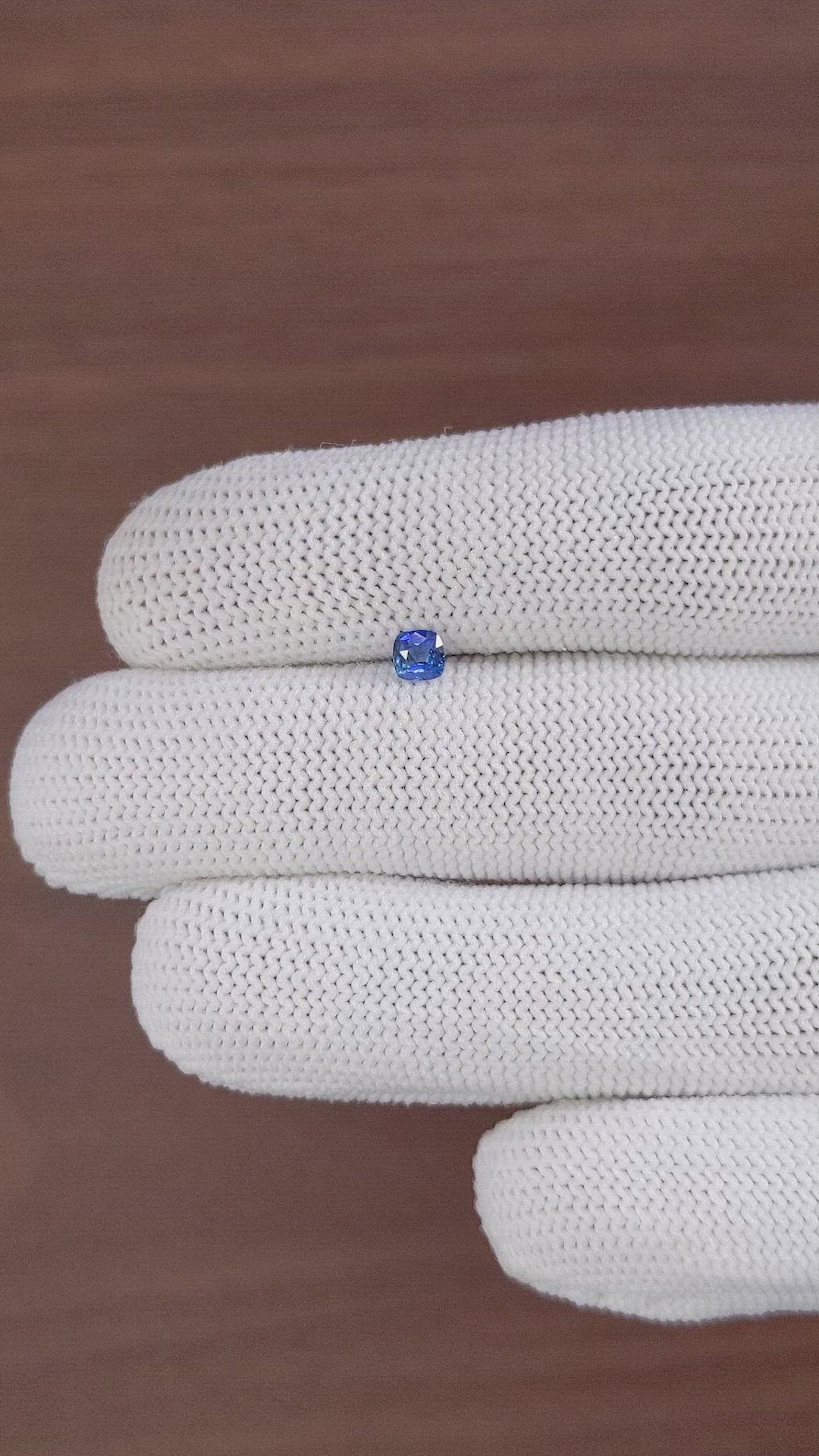 0.31 Ct. Blue Sapphire from Tanzania Size Video