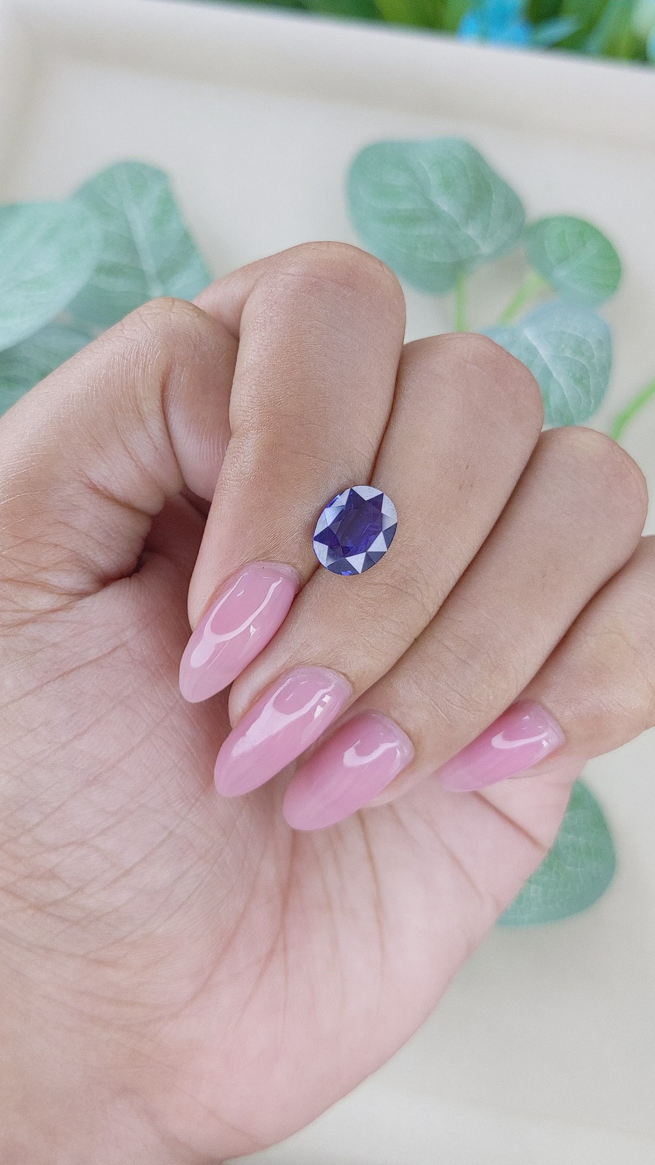 2.31 Ct. Blue Sapphire from Tanzania Size Video