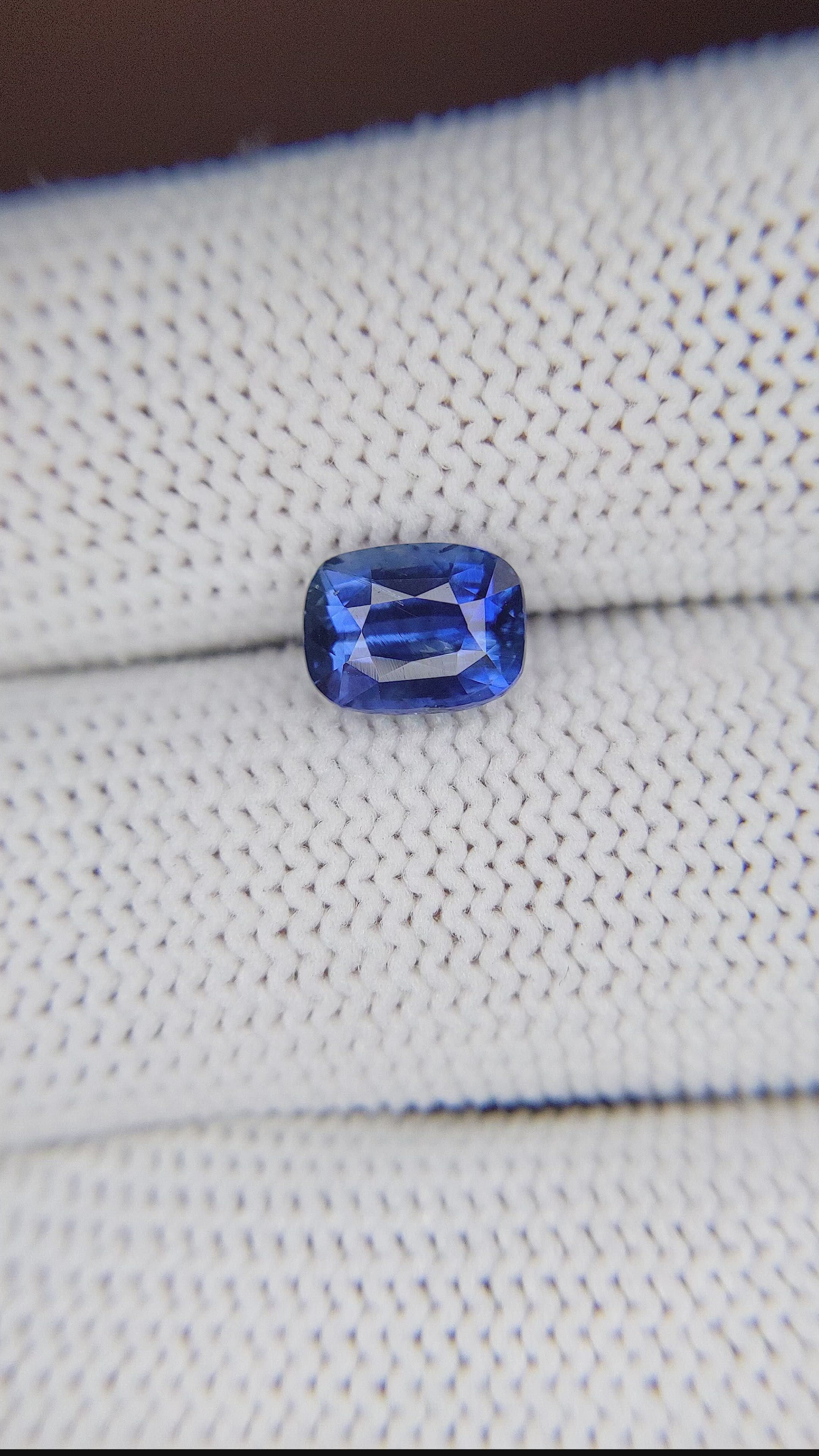 2.29 Ct. Blue Sapphire from Tanzania Size Video