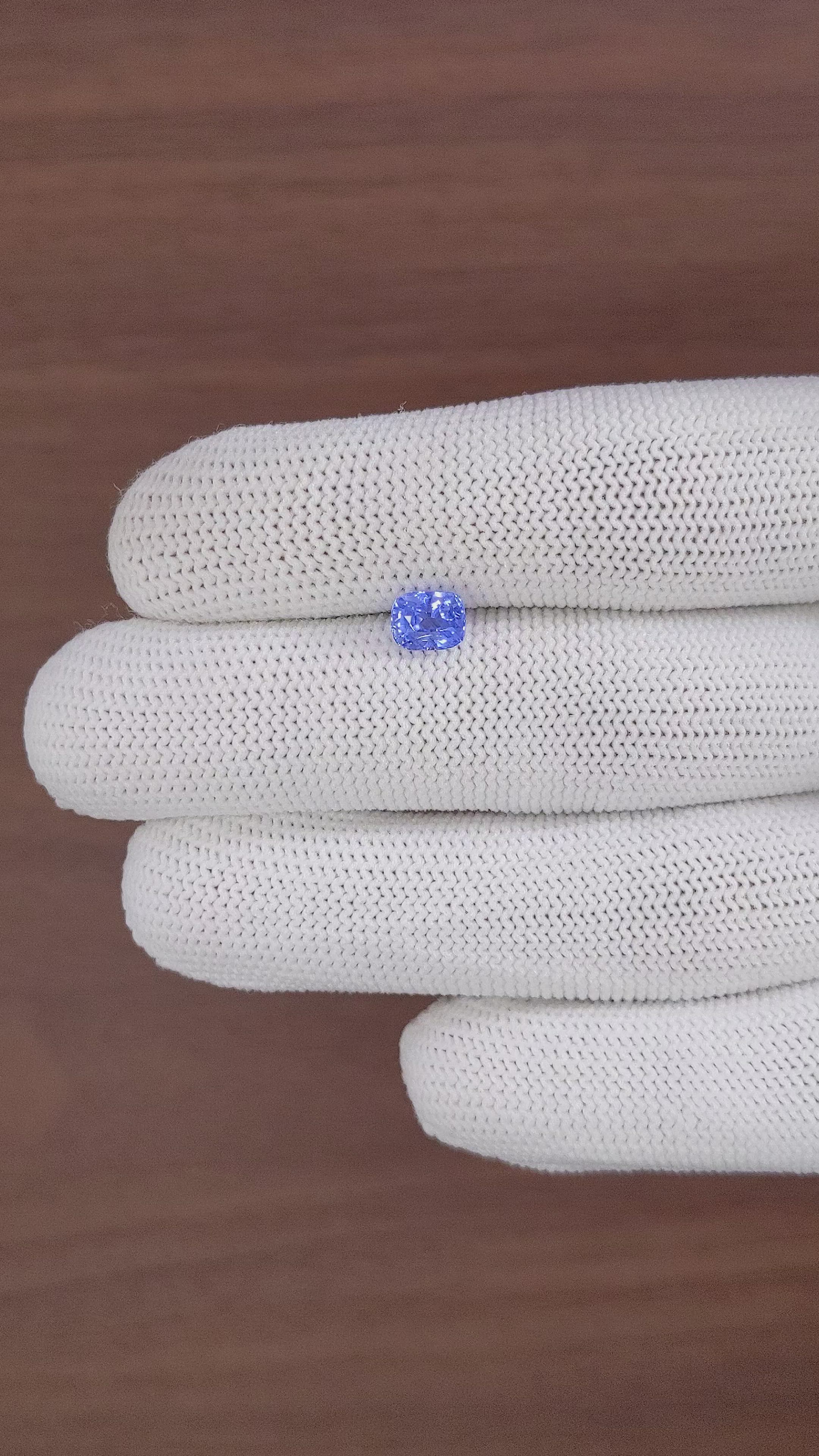 1.52 Ct. Blue Sapphire from Tanzania Size Video