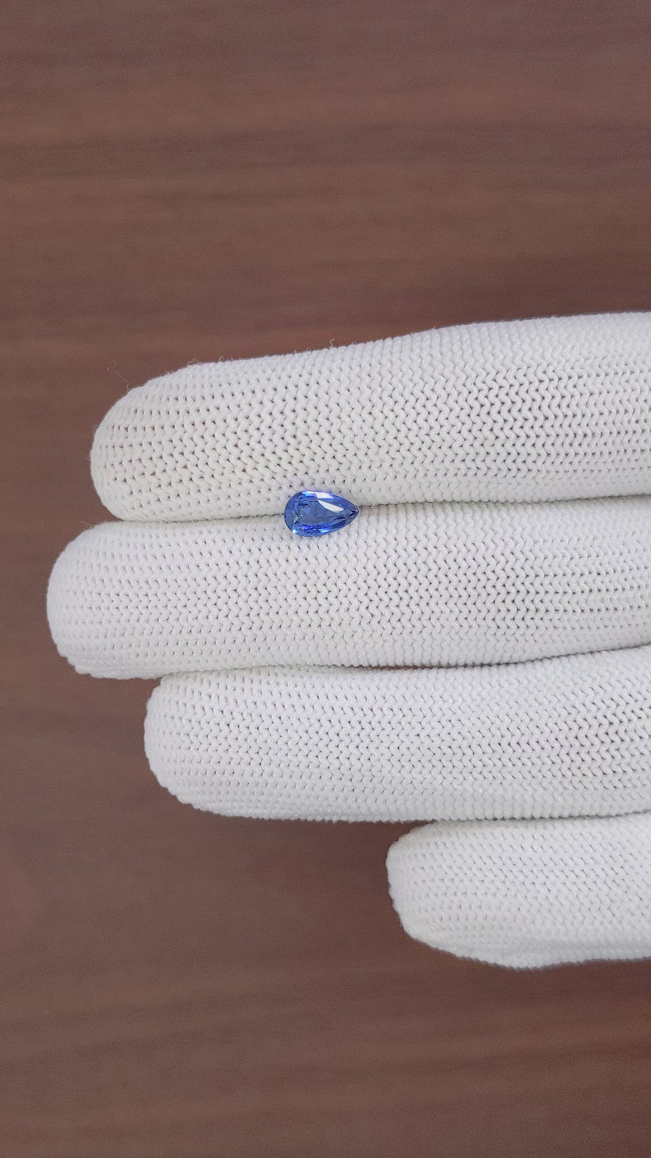 1.01 Ct. Blue Sapphire from Tanzania Size Video