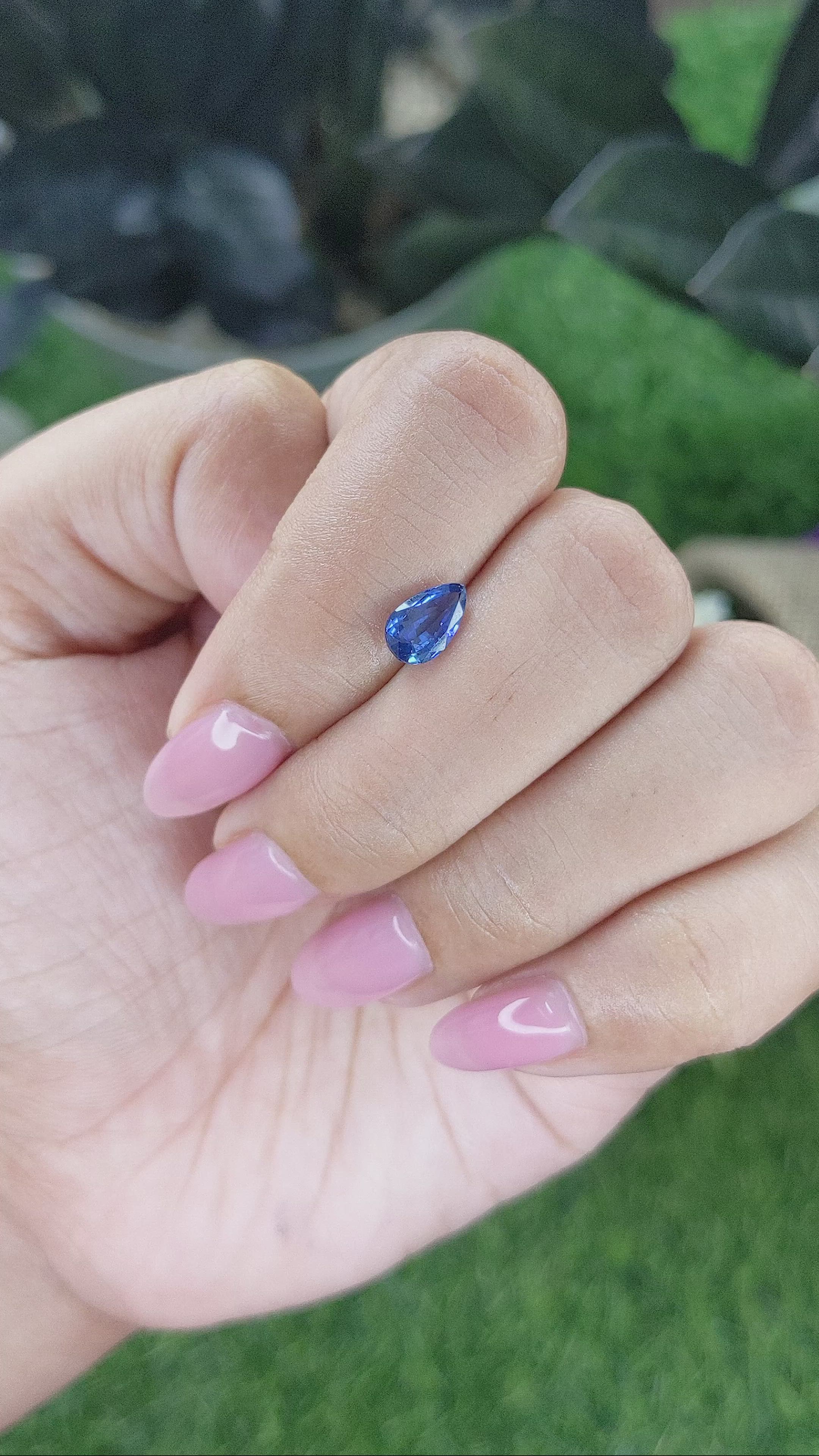 1.01 Ct. Blue Sapphire from Tanzania Size Video