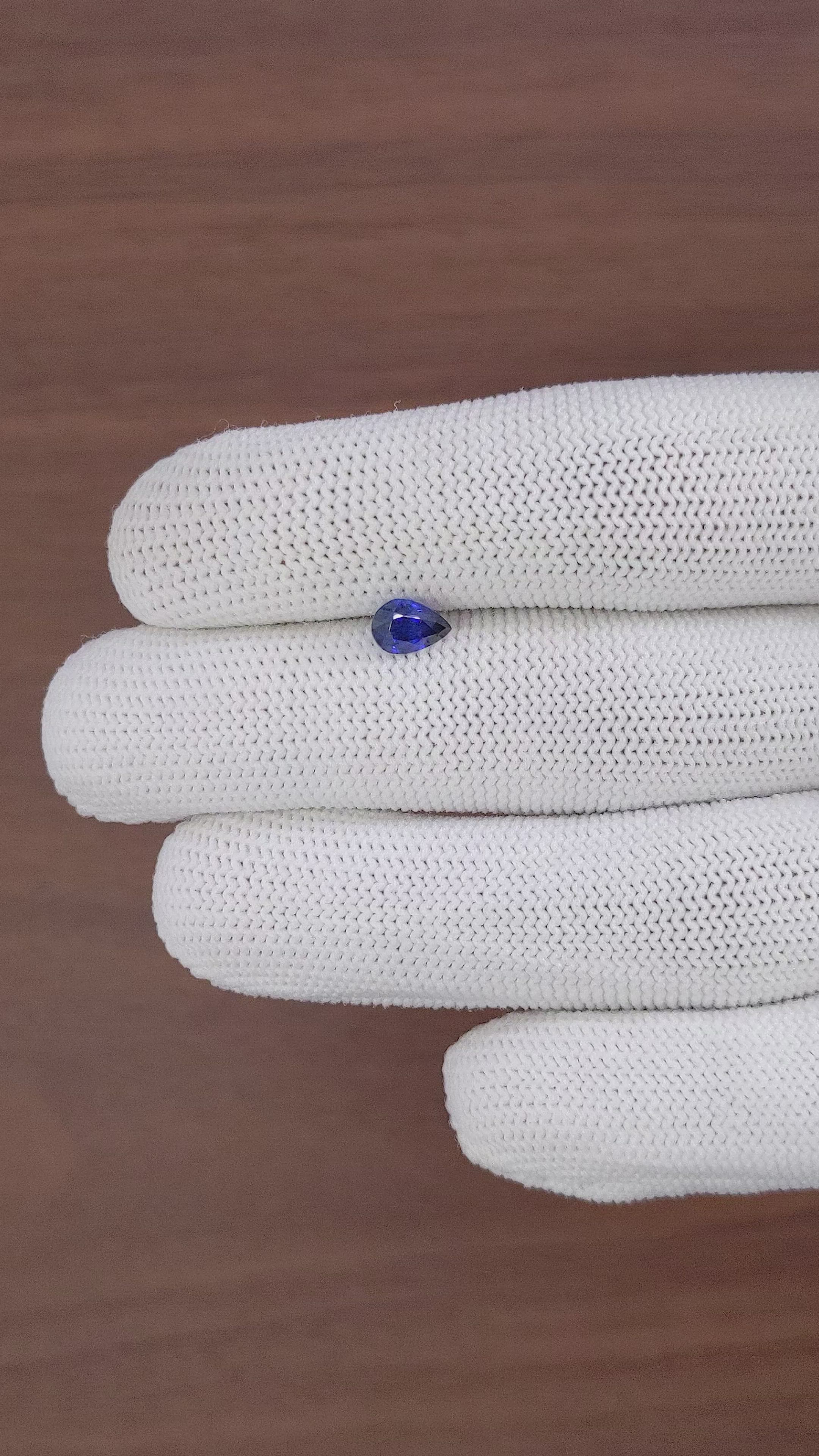 1.01 Ct. Blue Sapphire from Tanzania Size Video