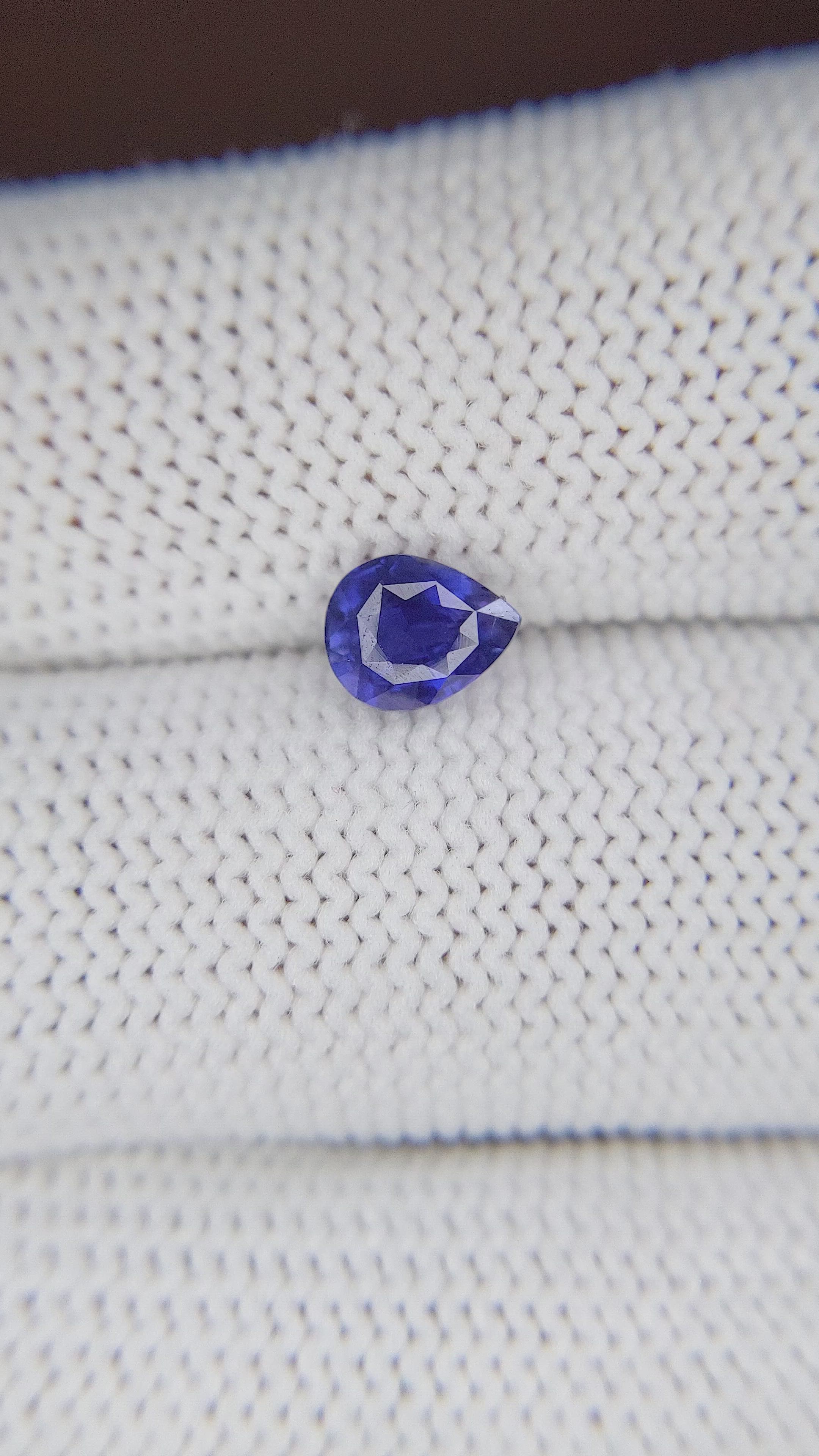 1.06 Ct. Blue Sapphire from Tanzania Size Video