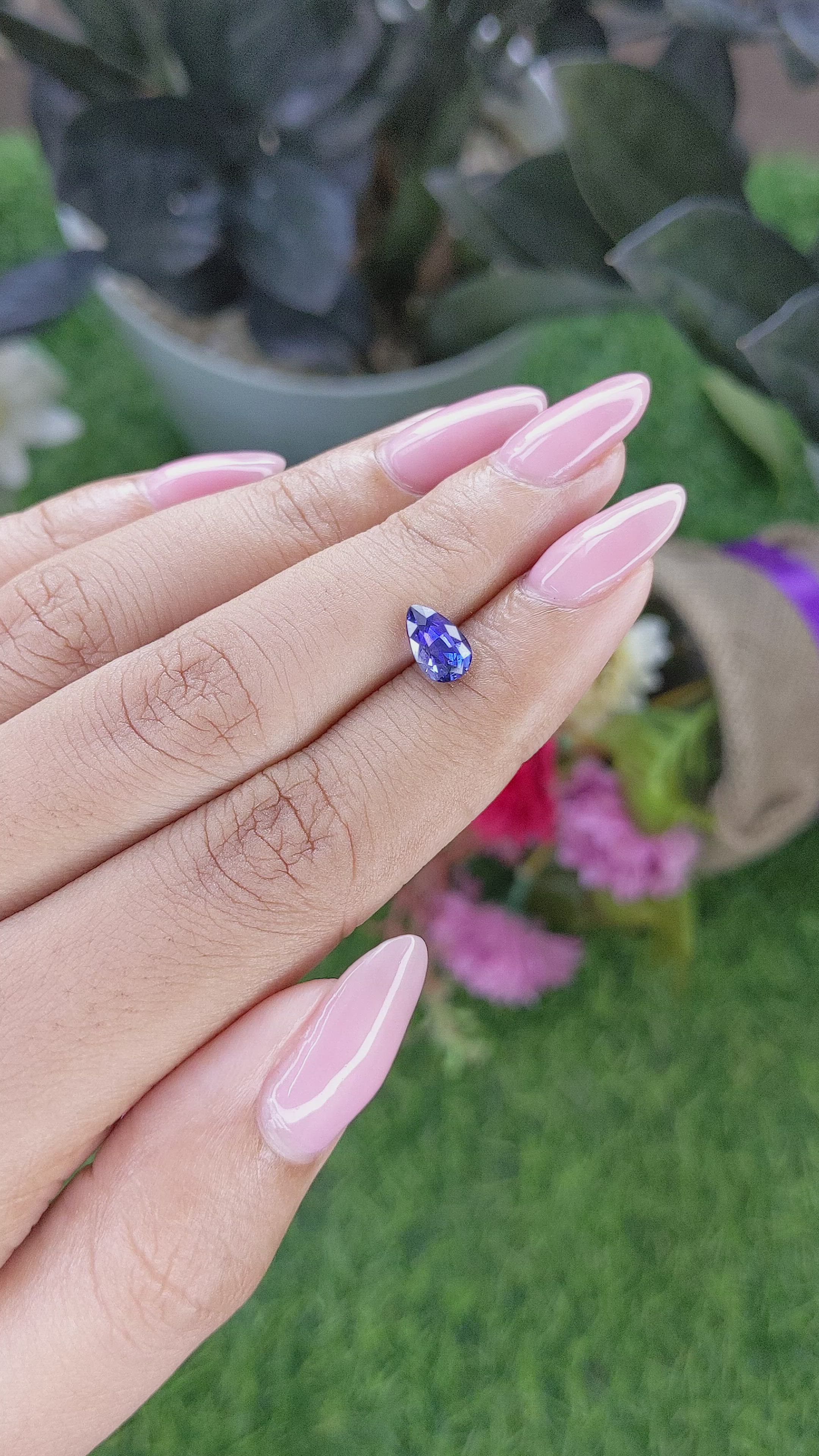 1.15 Ct. Color Change Sapphire from Tanzania Size Video