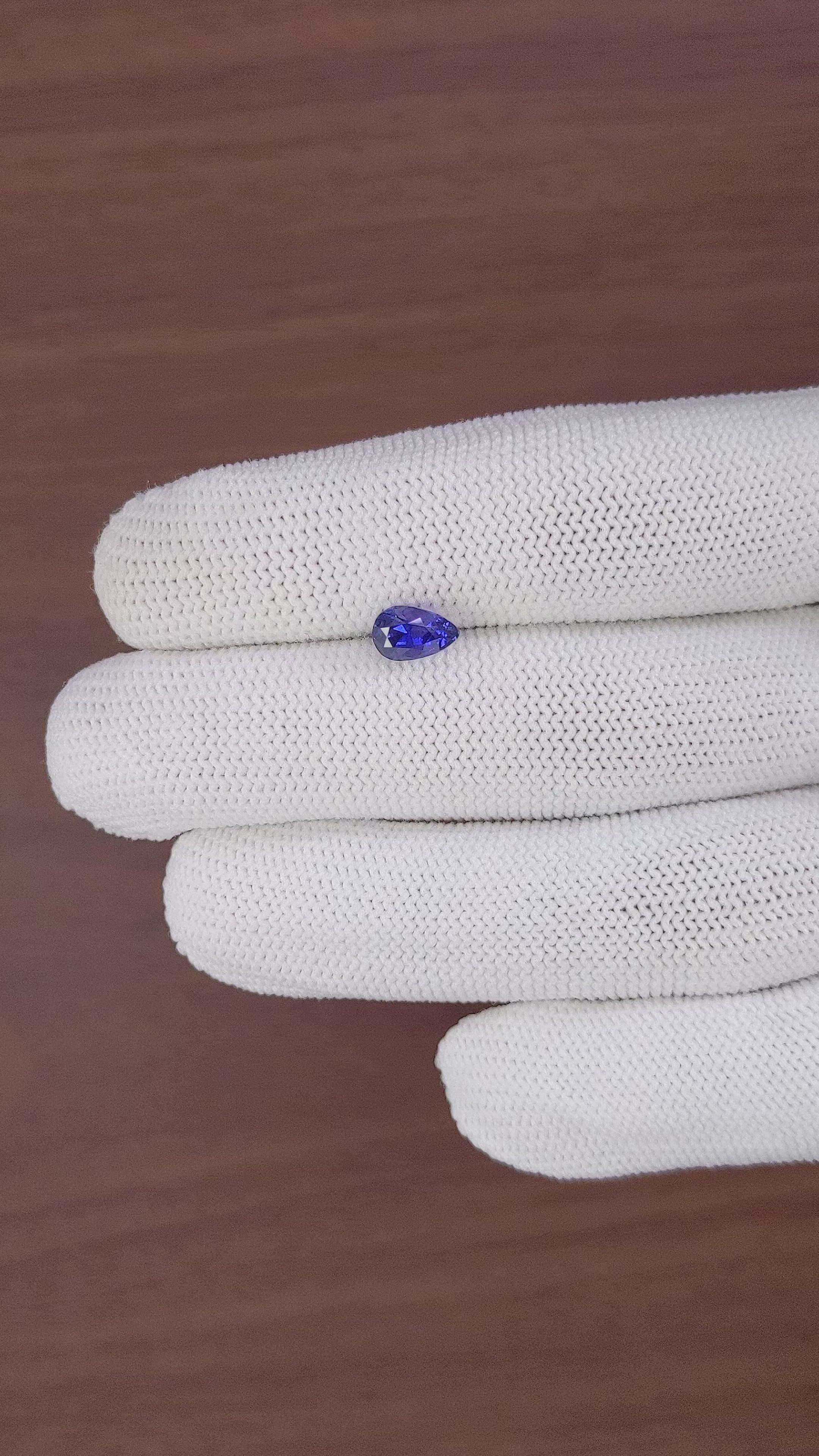 1.15 Ct. Color Change Sapphire from Tanzania Size Video