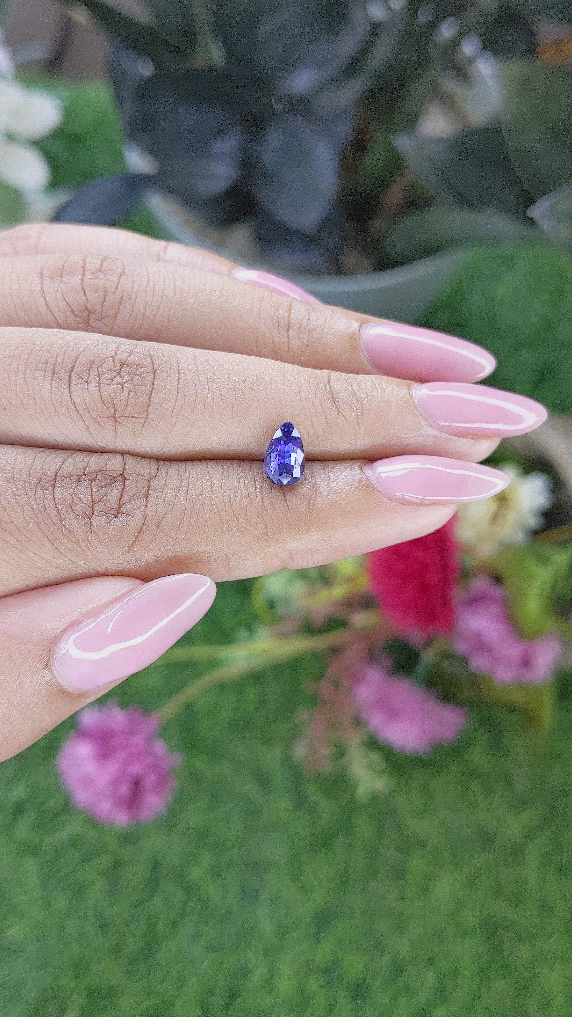 1.15 Ct. Color Change Sapphire from Tanzania Size Video