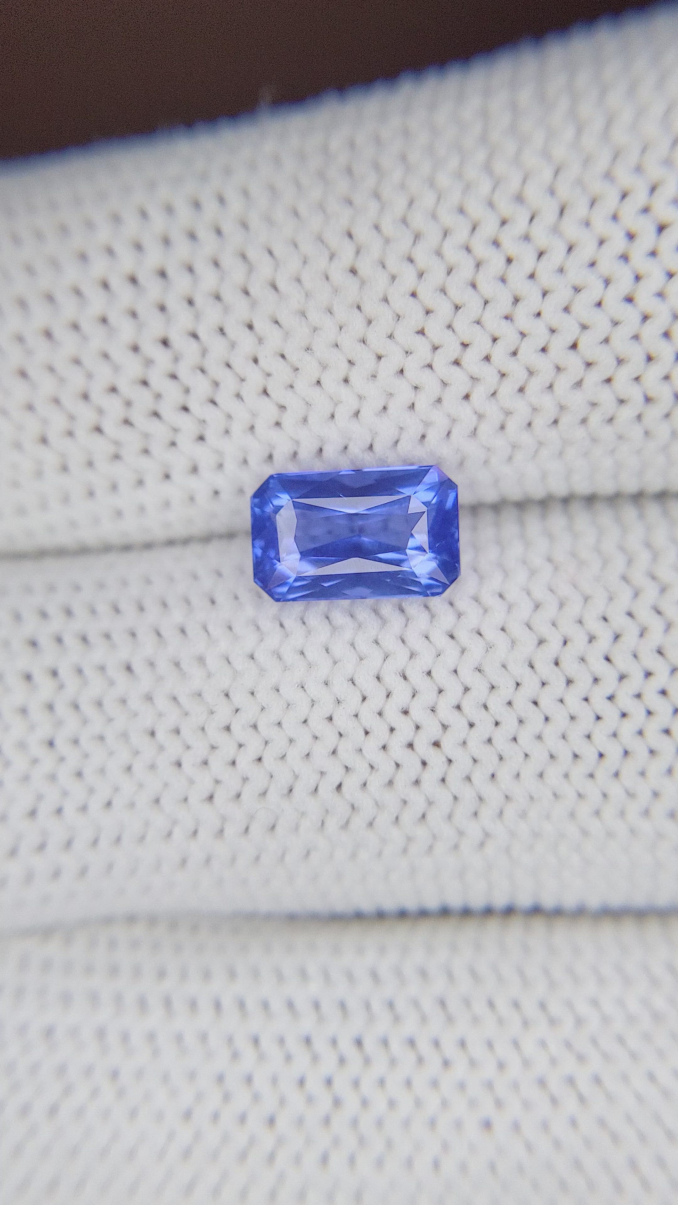 2.07 Ct. Blue Sapphire from Tanzania Size Video