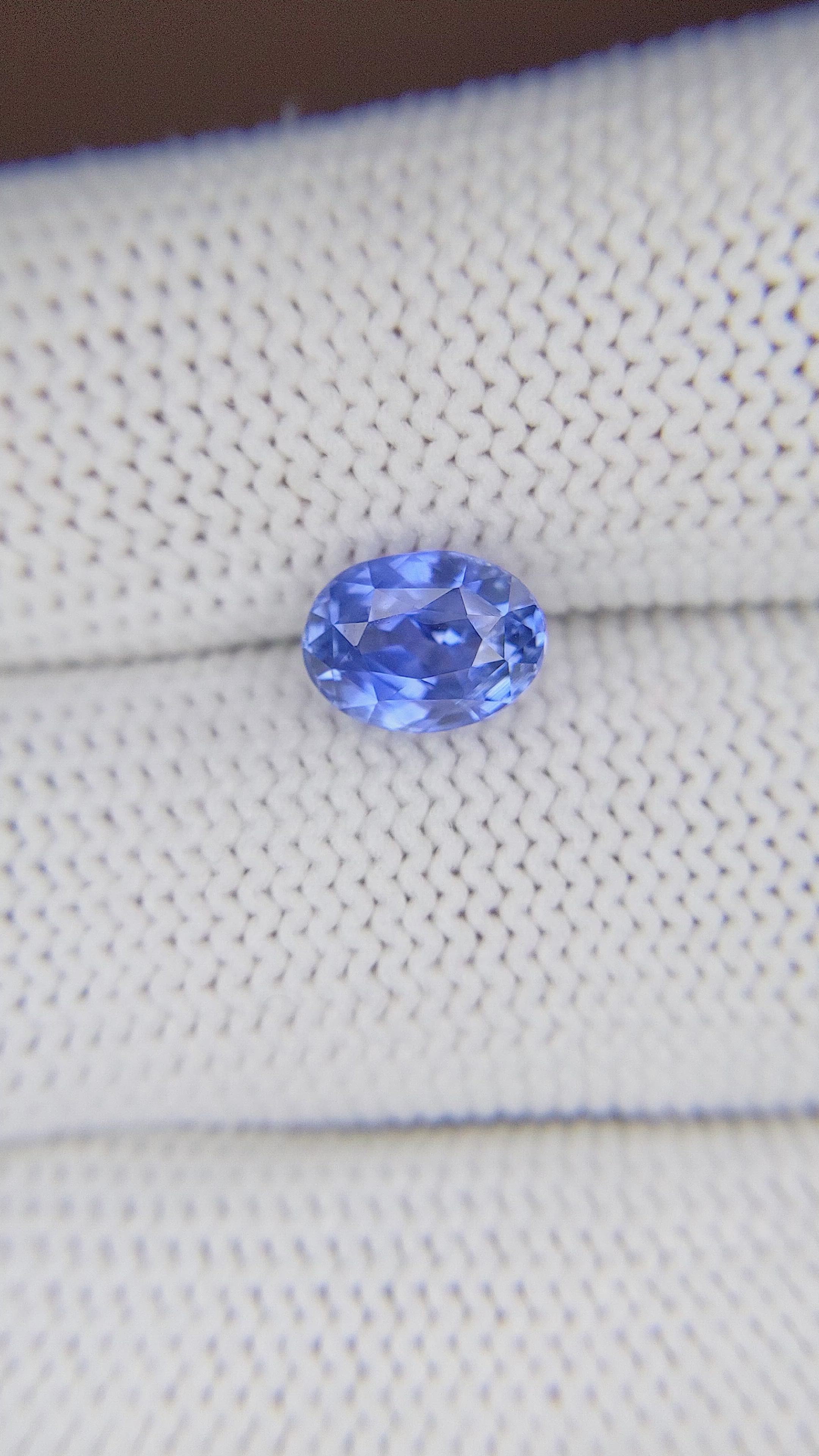 2.03 Ct. Blue Sapphire from Tanzania Size Video