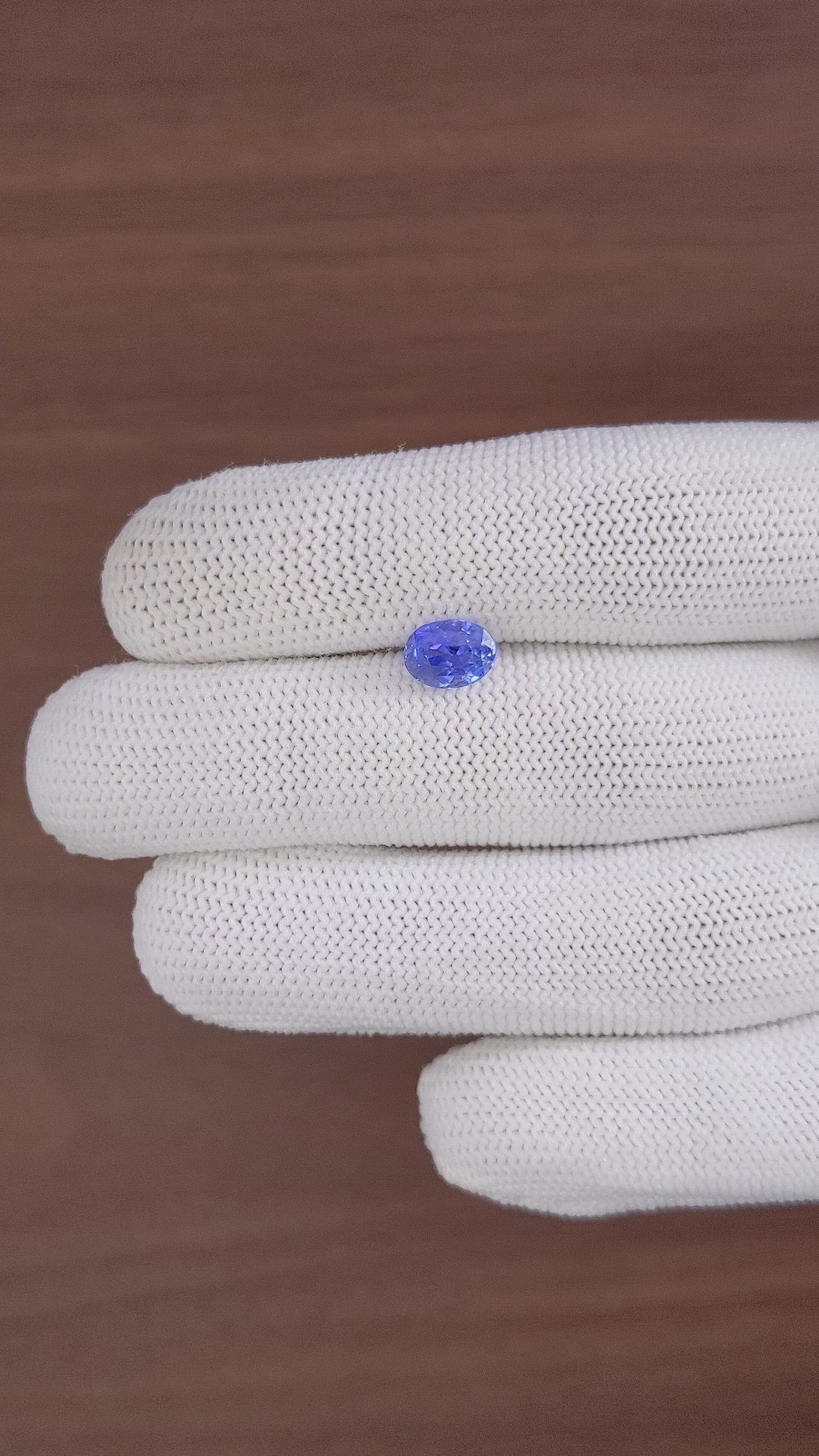2.03 Ct. Blue Sapphire from Tanzania Size Video