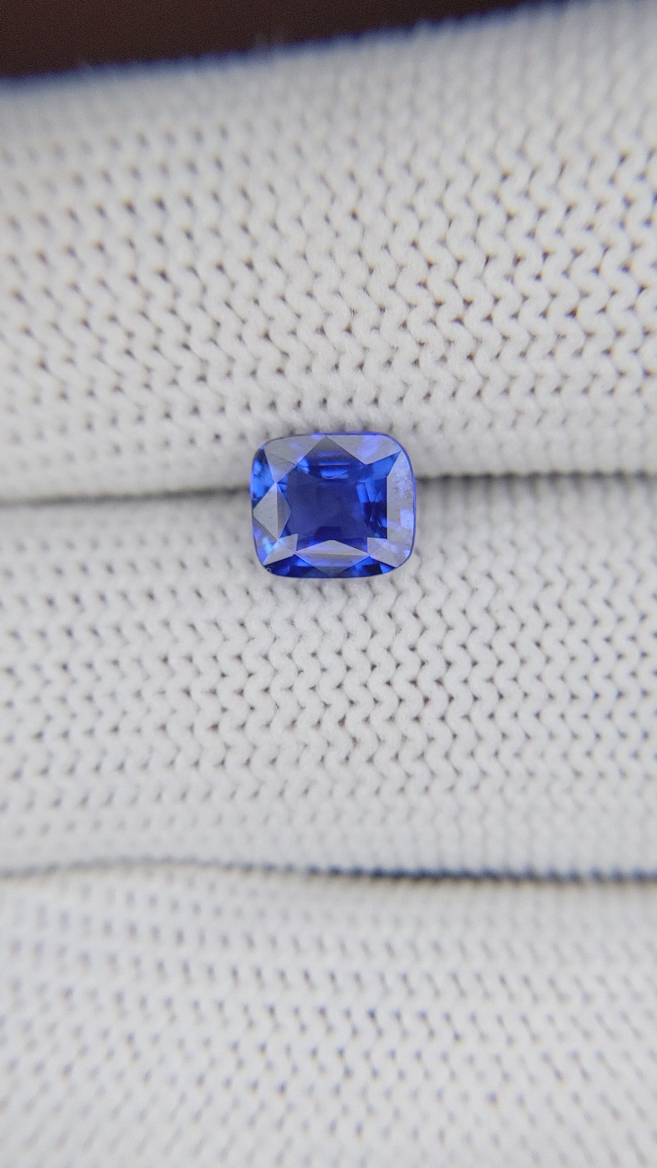 1.55 Ct. Blue Sapphire from Tanzania Size Video