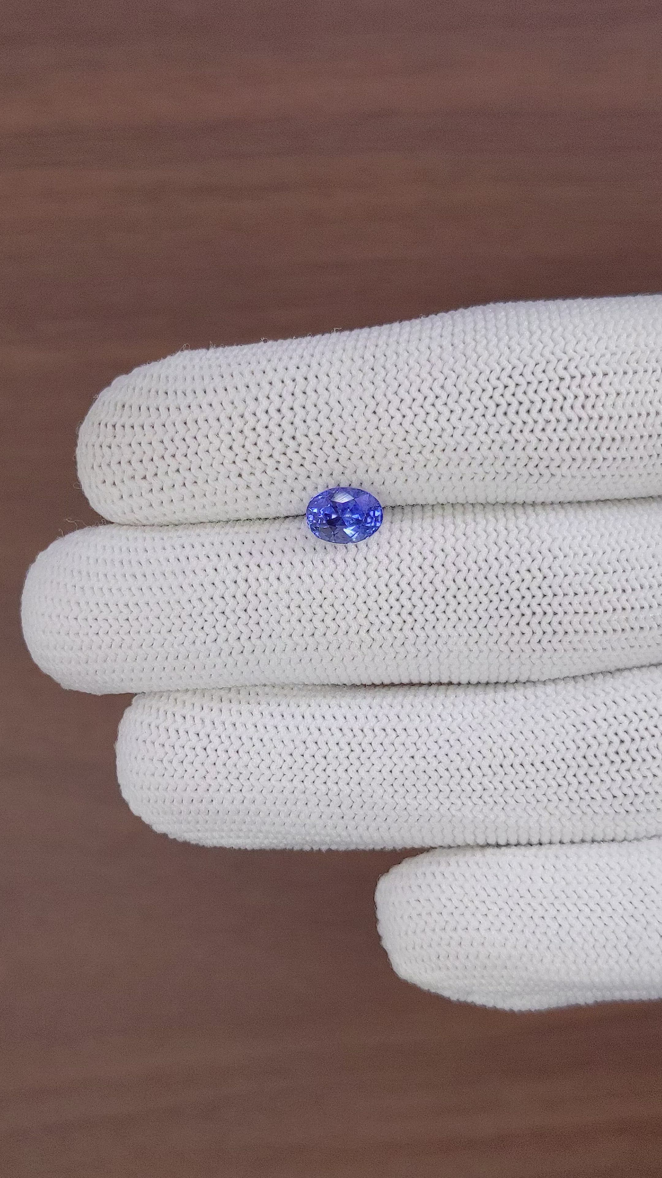 1.58 Ct. Blue Sapphire from Tanzania Size Video