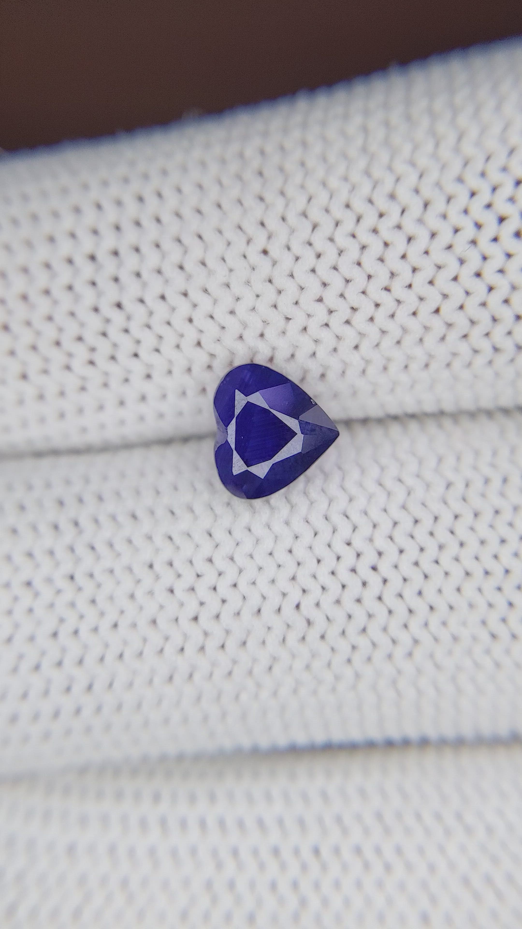 1.54 Ct. Blue Sapphire from Tanzania Size Video