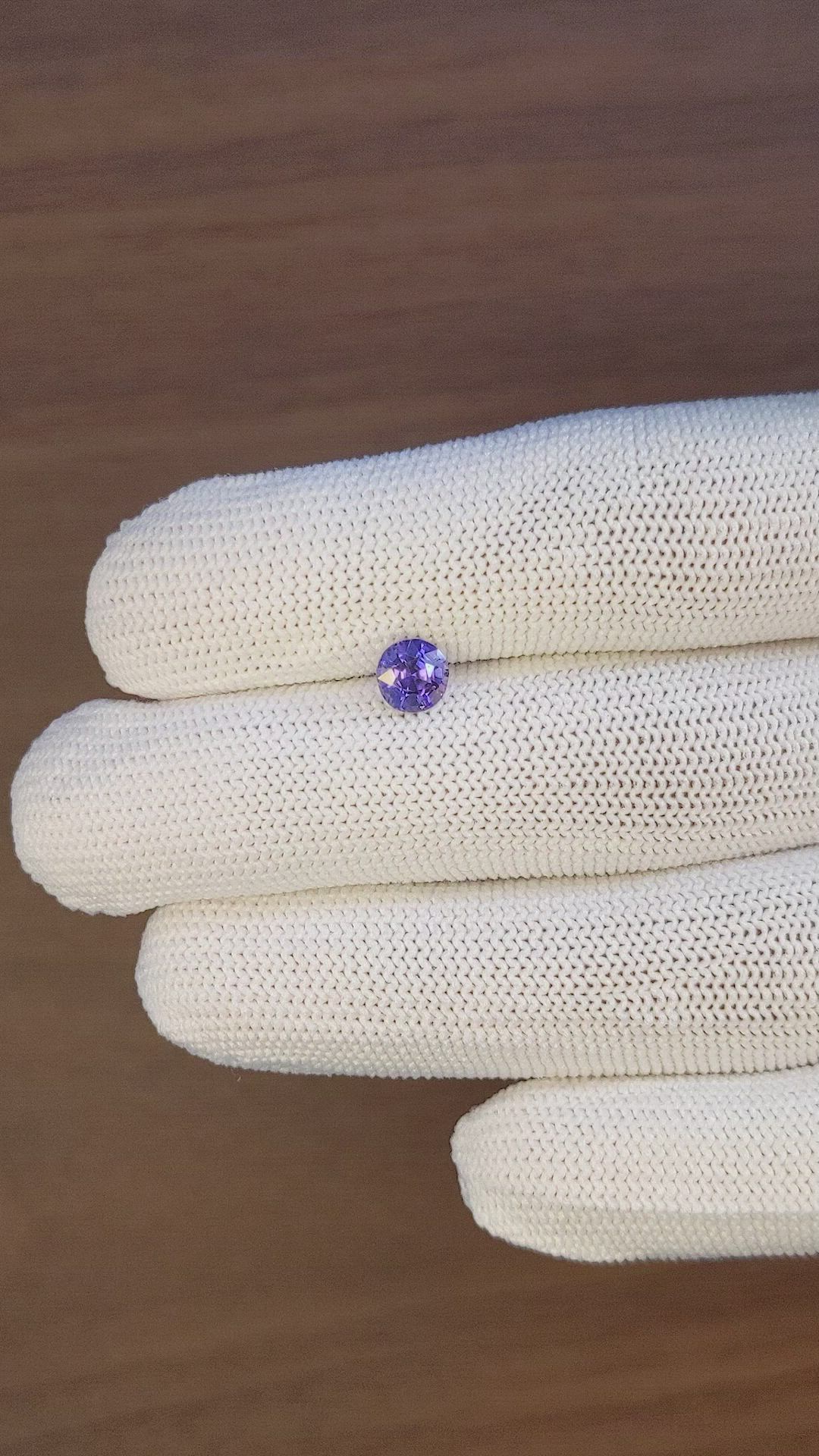 1.00 Ct. Color Change Sapphire from Tanzania Size Video