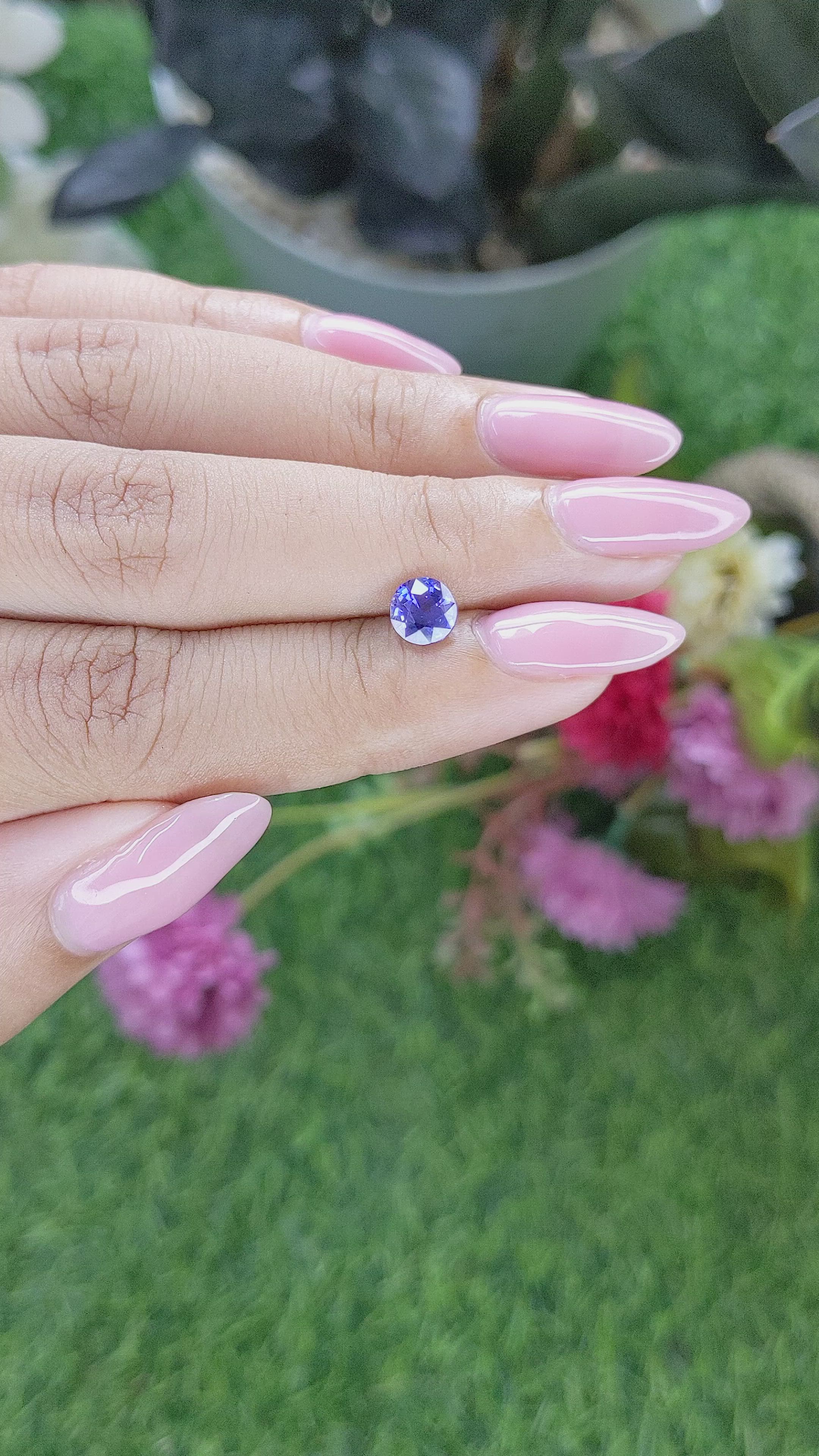 1.00 Ct. Color Change Sapphire from Tanzania Size Video