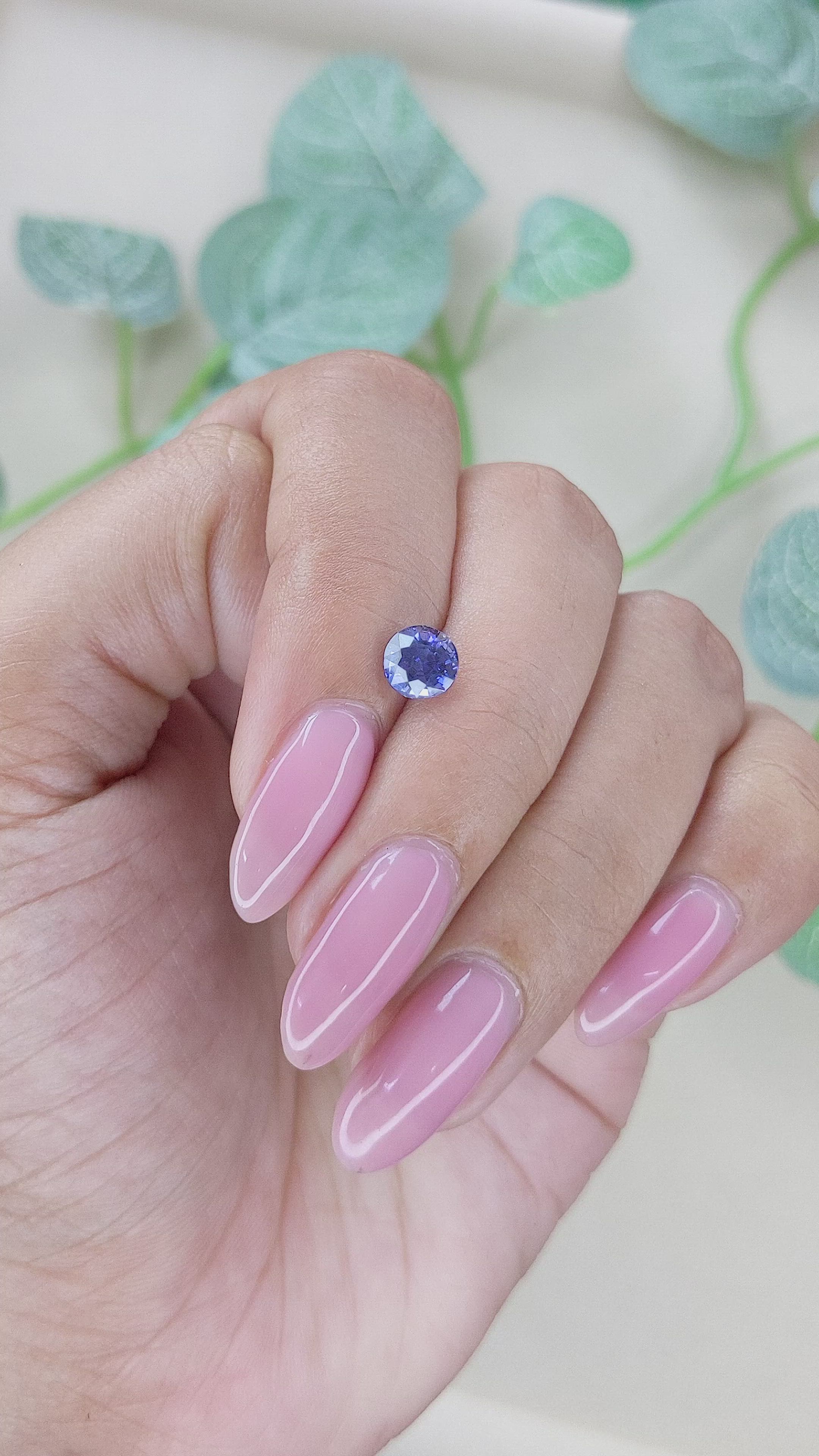 1.00 Ct. Color Change Sapphire from Tanzania Size Video