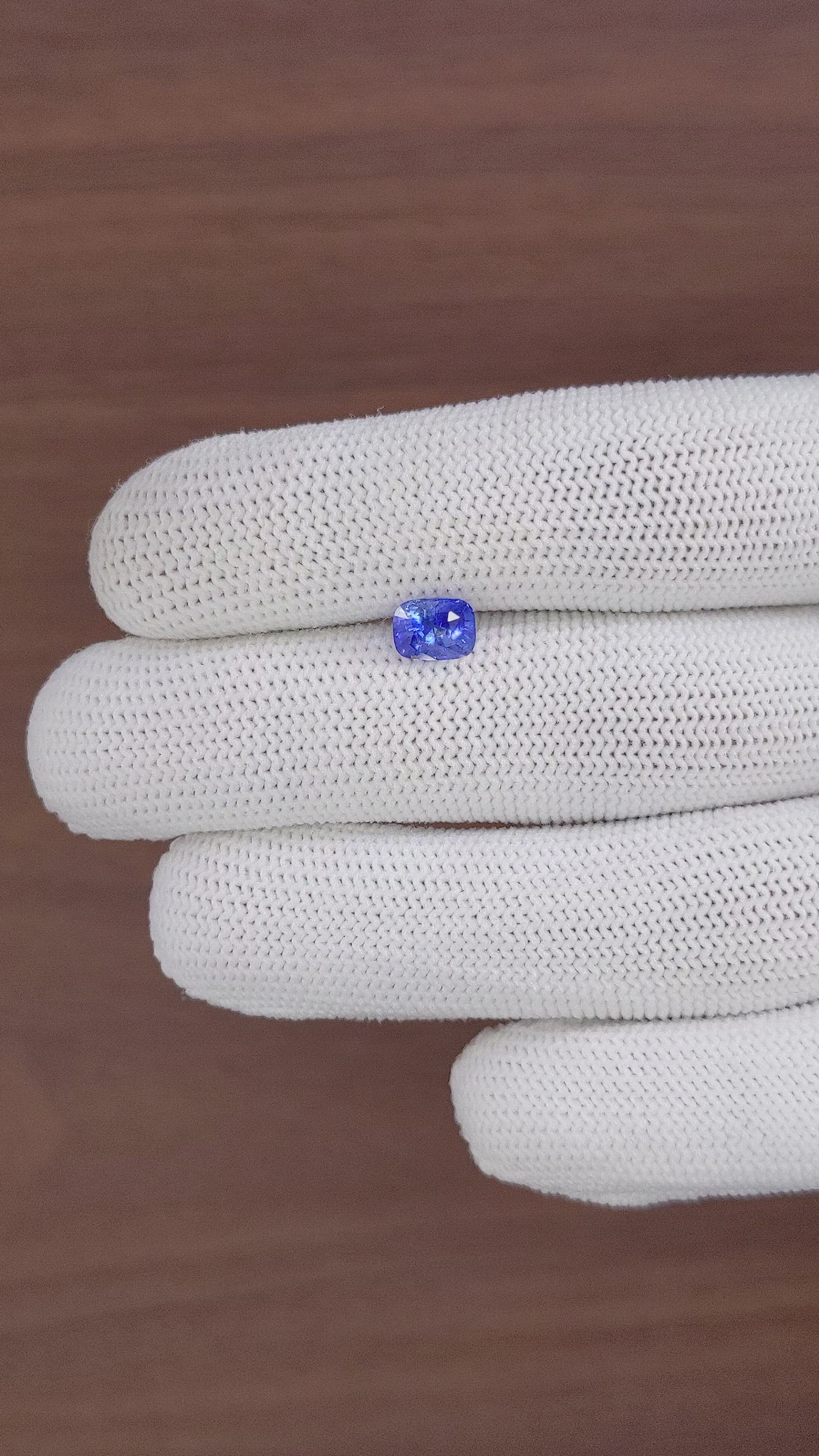 1.54 Ct. Blue Sapphire from Madagascar Size Video