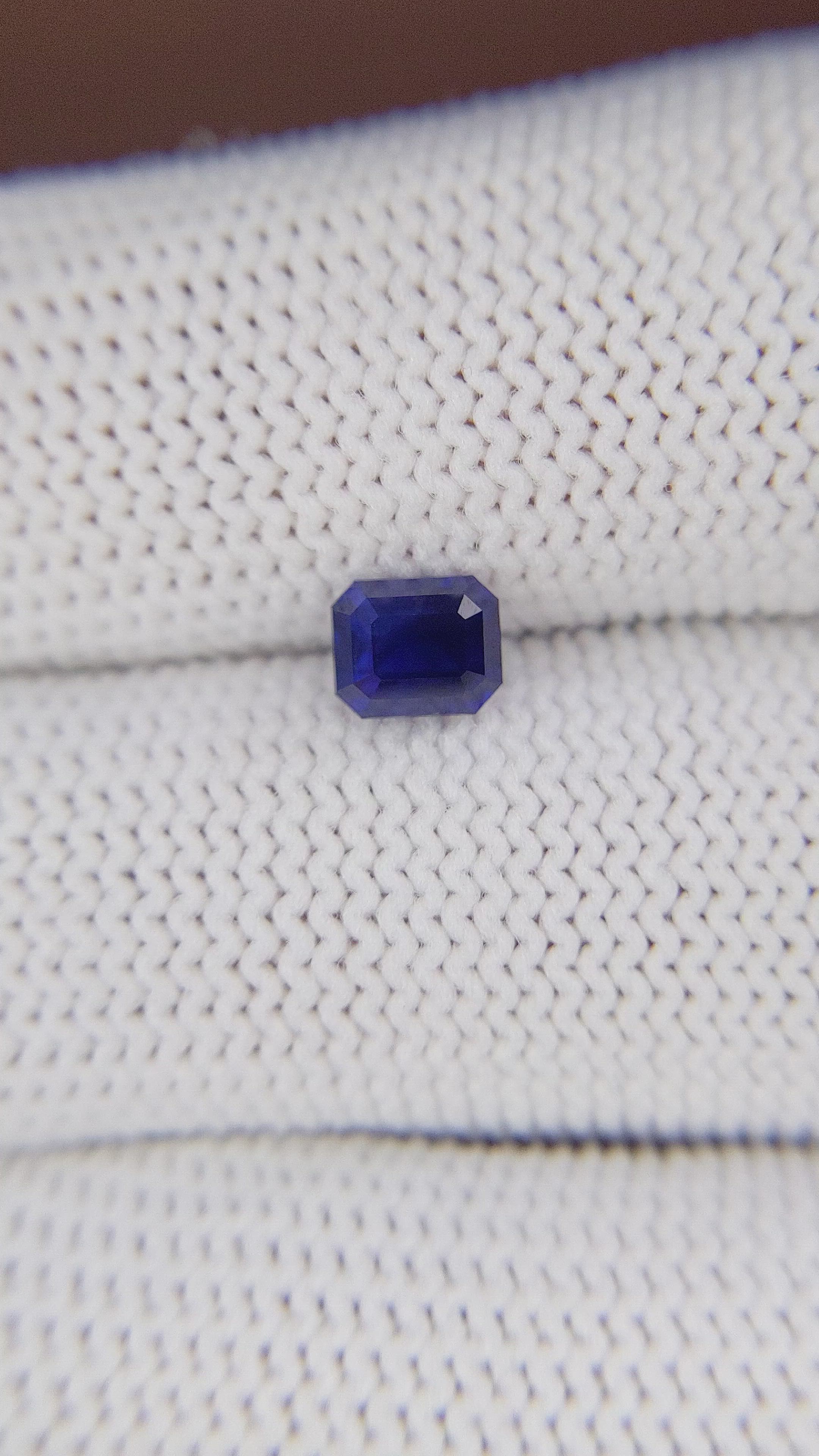 1.07 Ct. Blue Sapphire from Tanzania Size Video