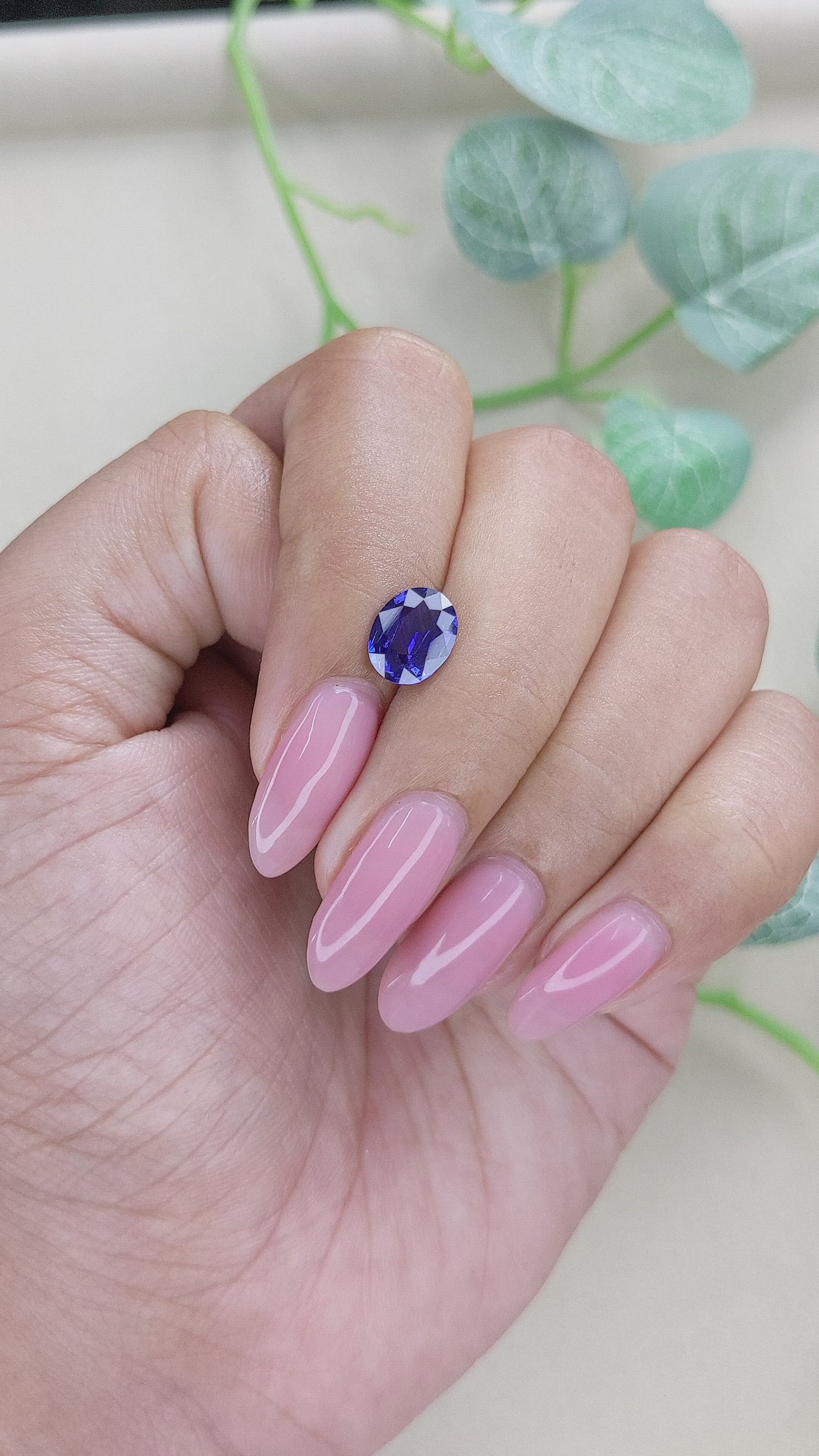 1.69 Ct. Color Change Sapphire from Tanzania Size Video