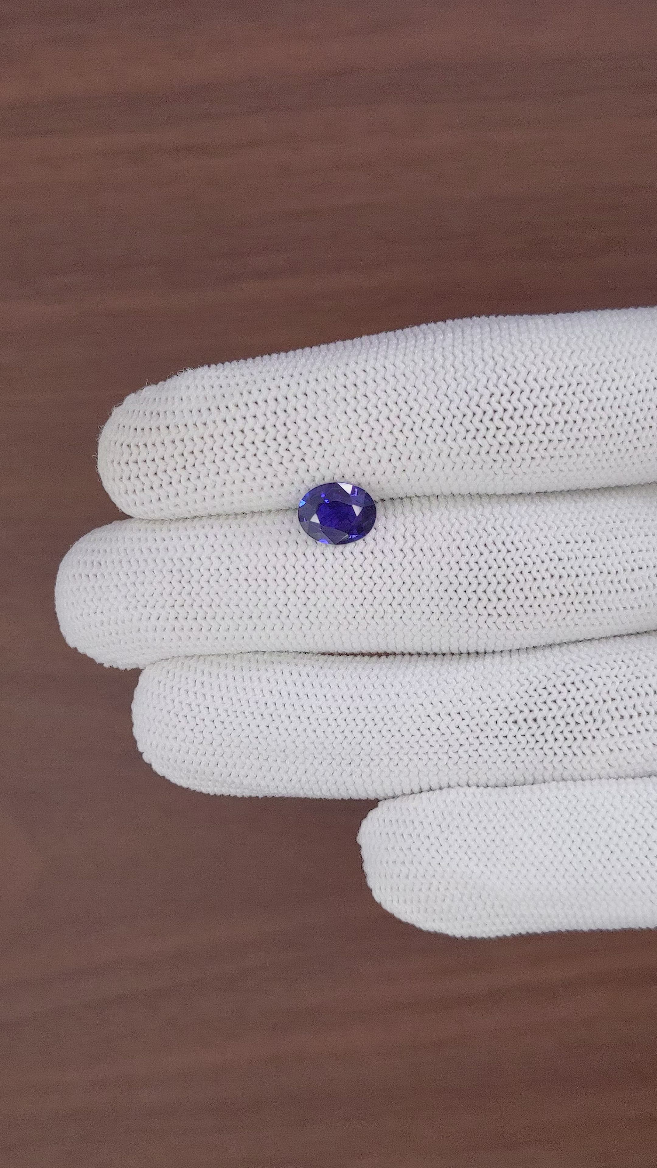 1.69 Ct. Color Change Sapphire from Tanzania Size Video