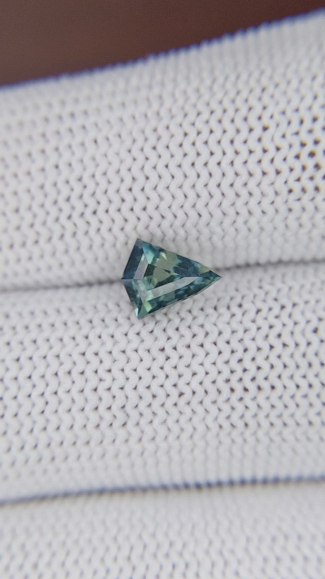1.20 Ct. Greenish Blue Sapphire from Nigeria Size Video