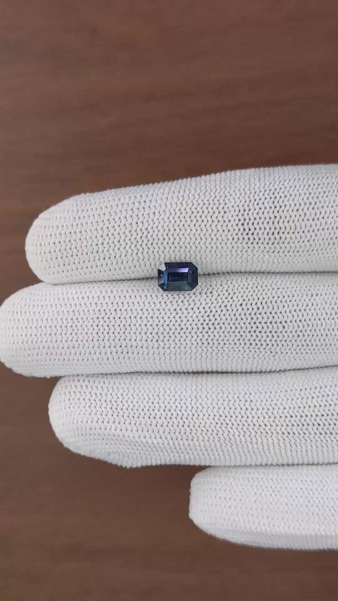 1.53 Ct. Blue Sapphire from Nigeria Size Video