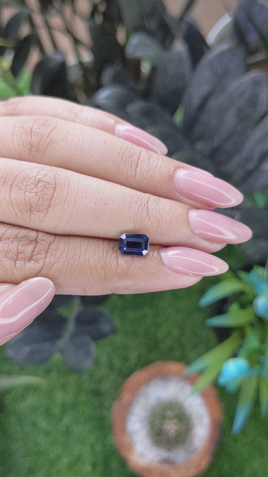 1.53 Ct. Blue Sapphire from Nigeria Size Video