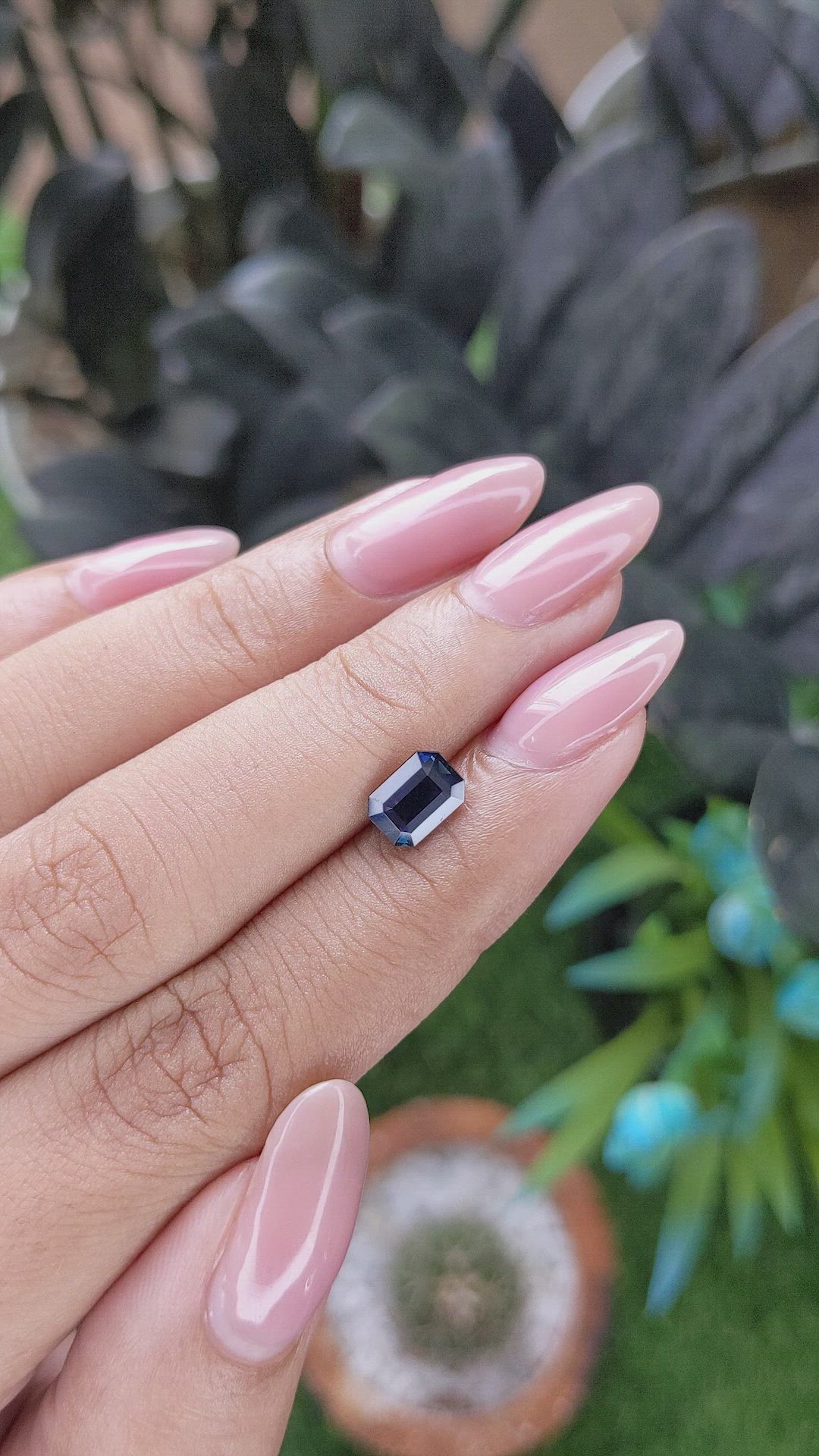 1.53 Ct. Blue Sapphire from Nigeria Size Video