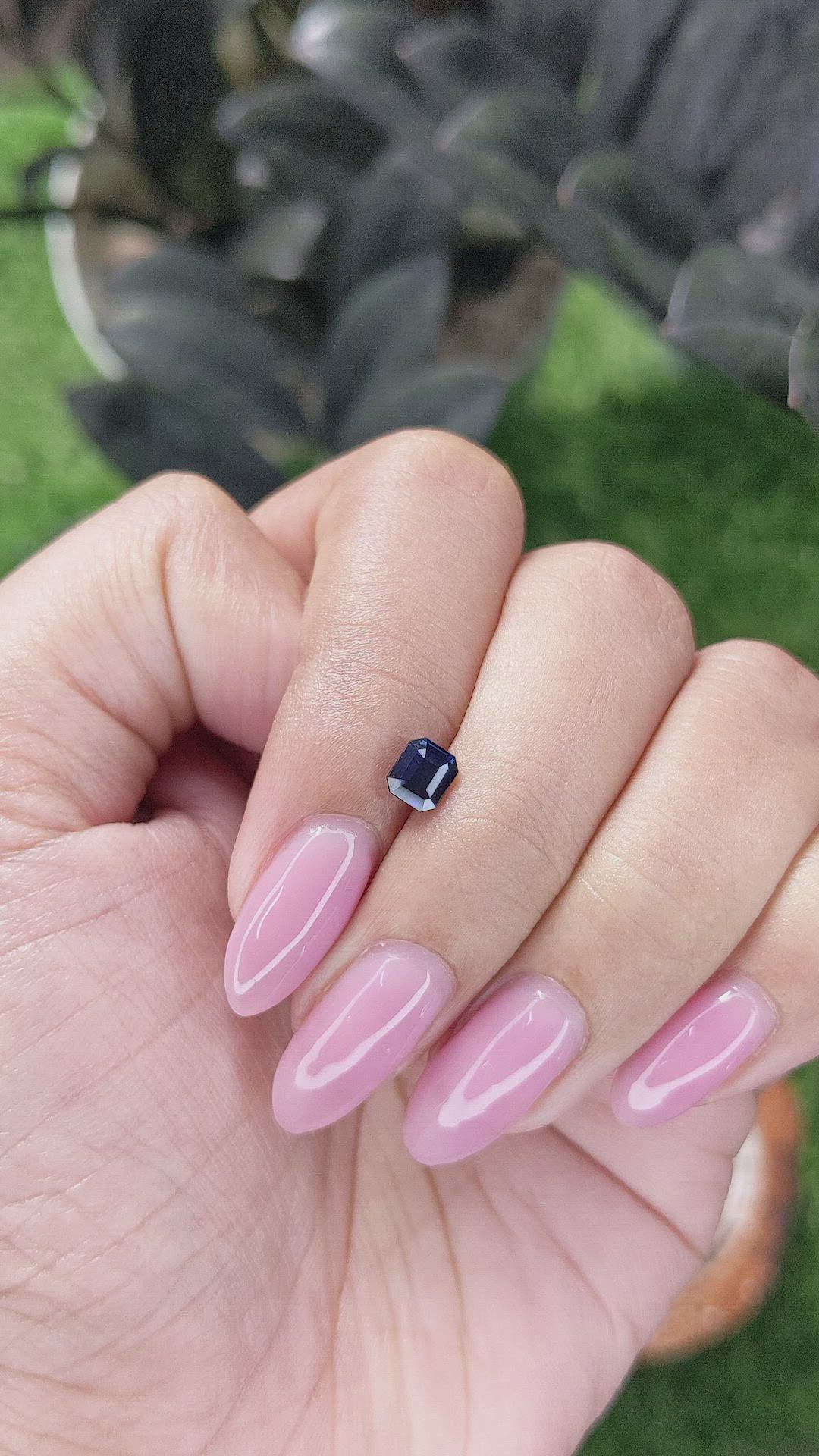 0.73 Ct. Blue Sapphire from Nigeria Size Video