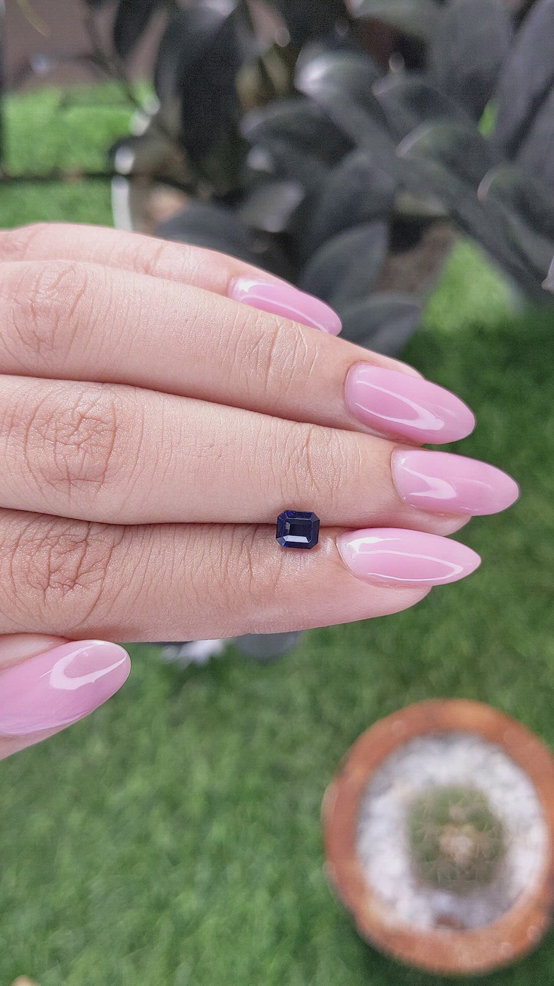 0.73 Ct. Blue Sapphire from Nigeria Size Video