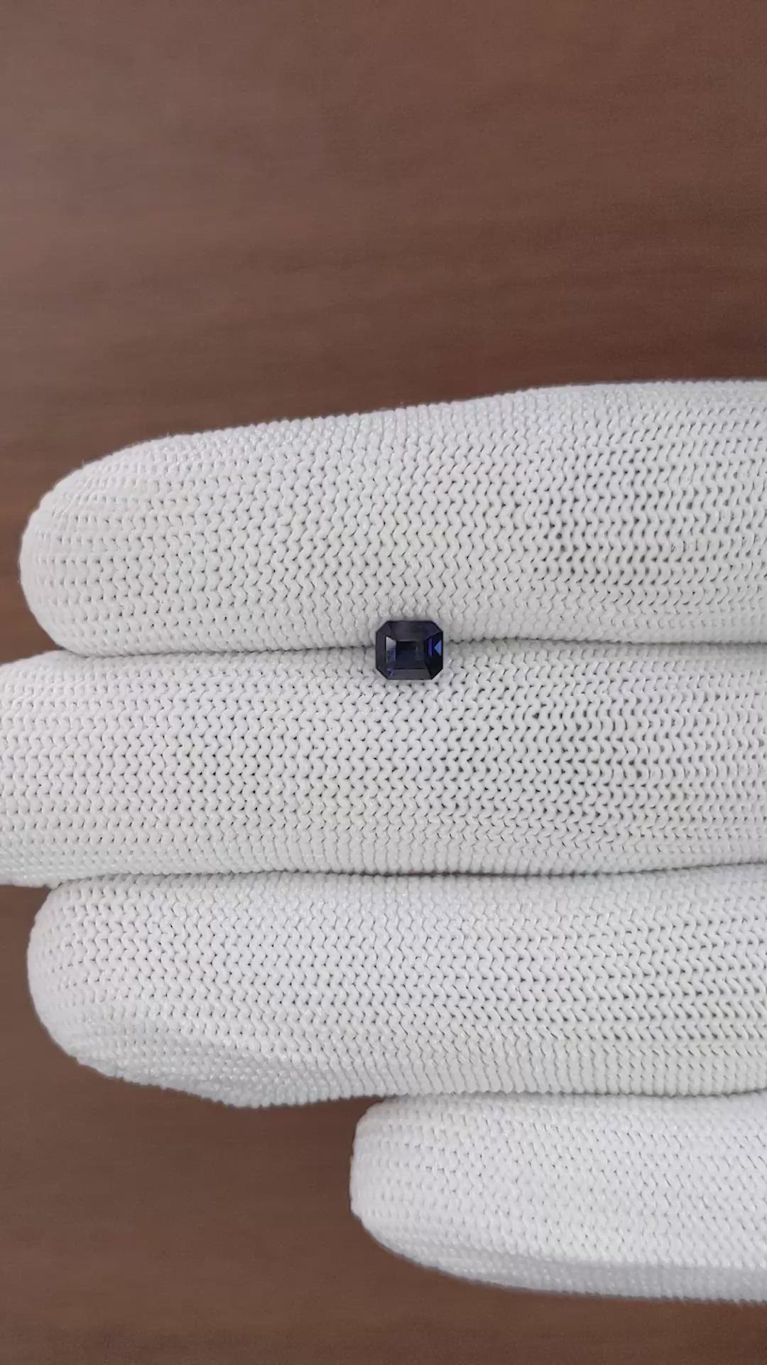 0.73 Ct. Blue Sapphire from Nigeria Size Video